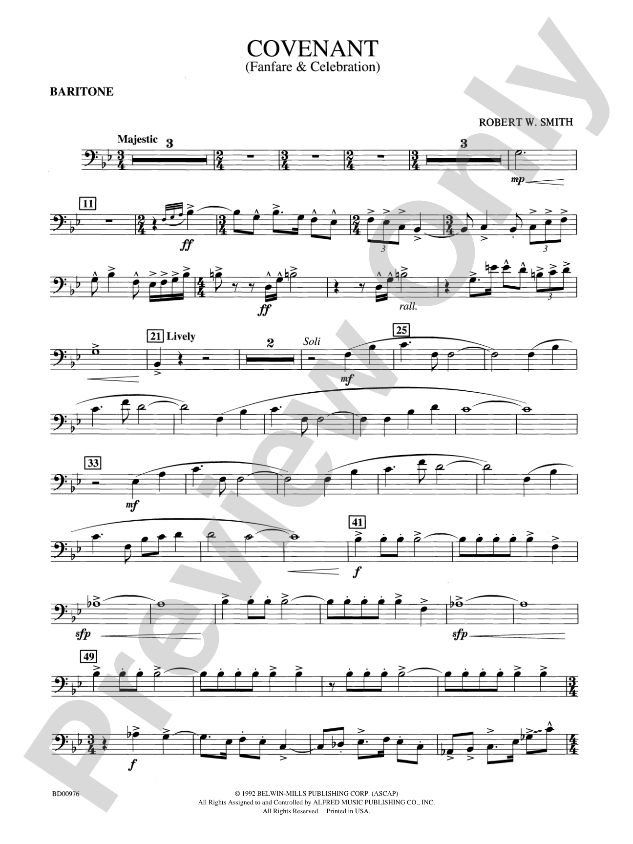 Covenant: Baritone B.C.