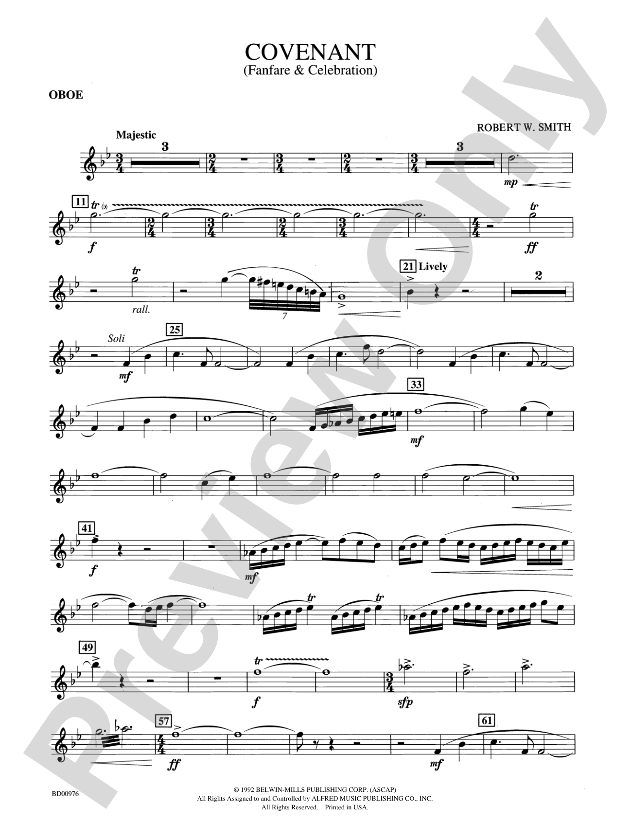 Covenant: Oboe