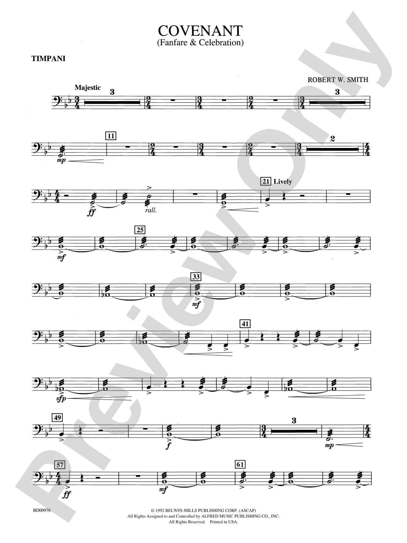 Covenant: Timpani