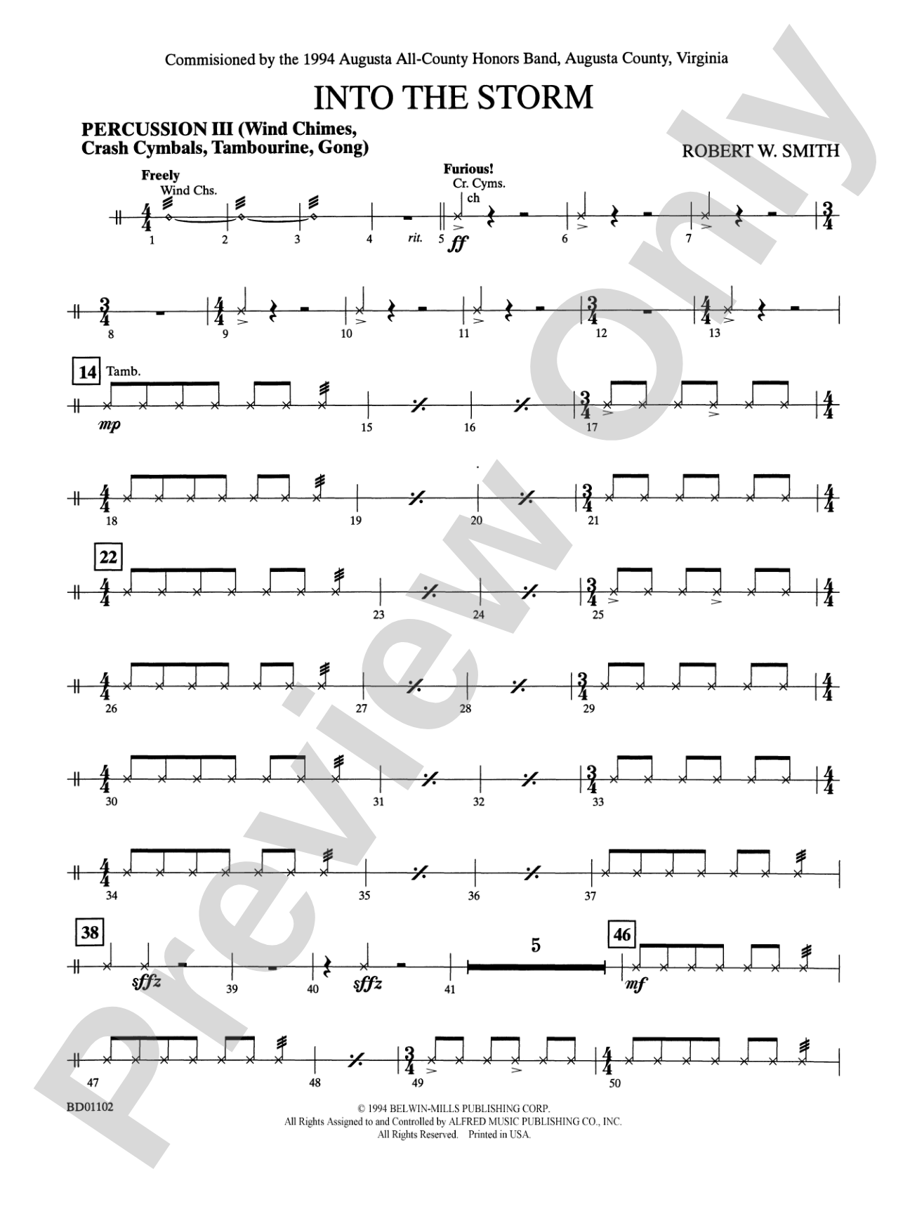 Into the Storm: 3rd Percussion