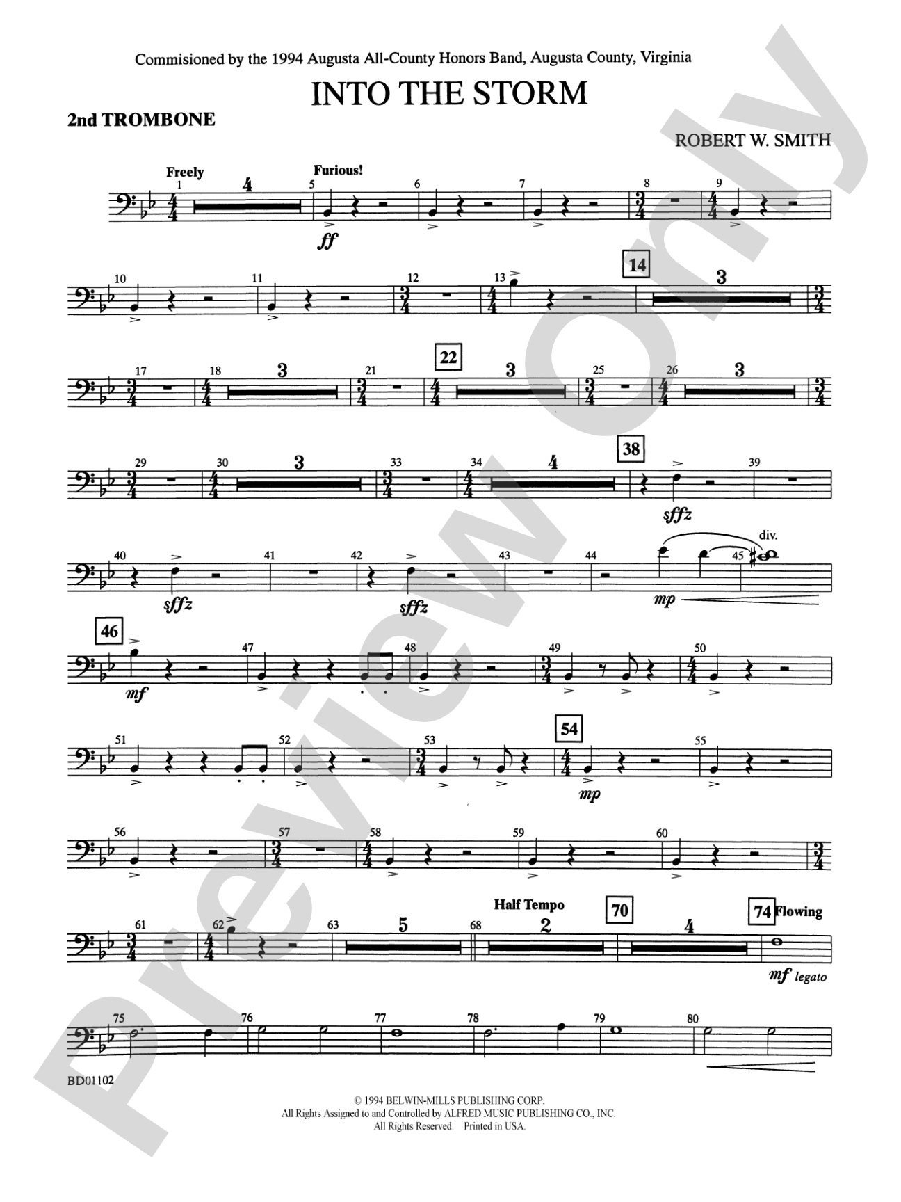 Into the Storm: 2nd Trombone