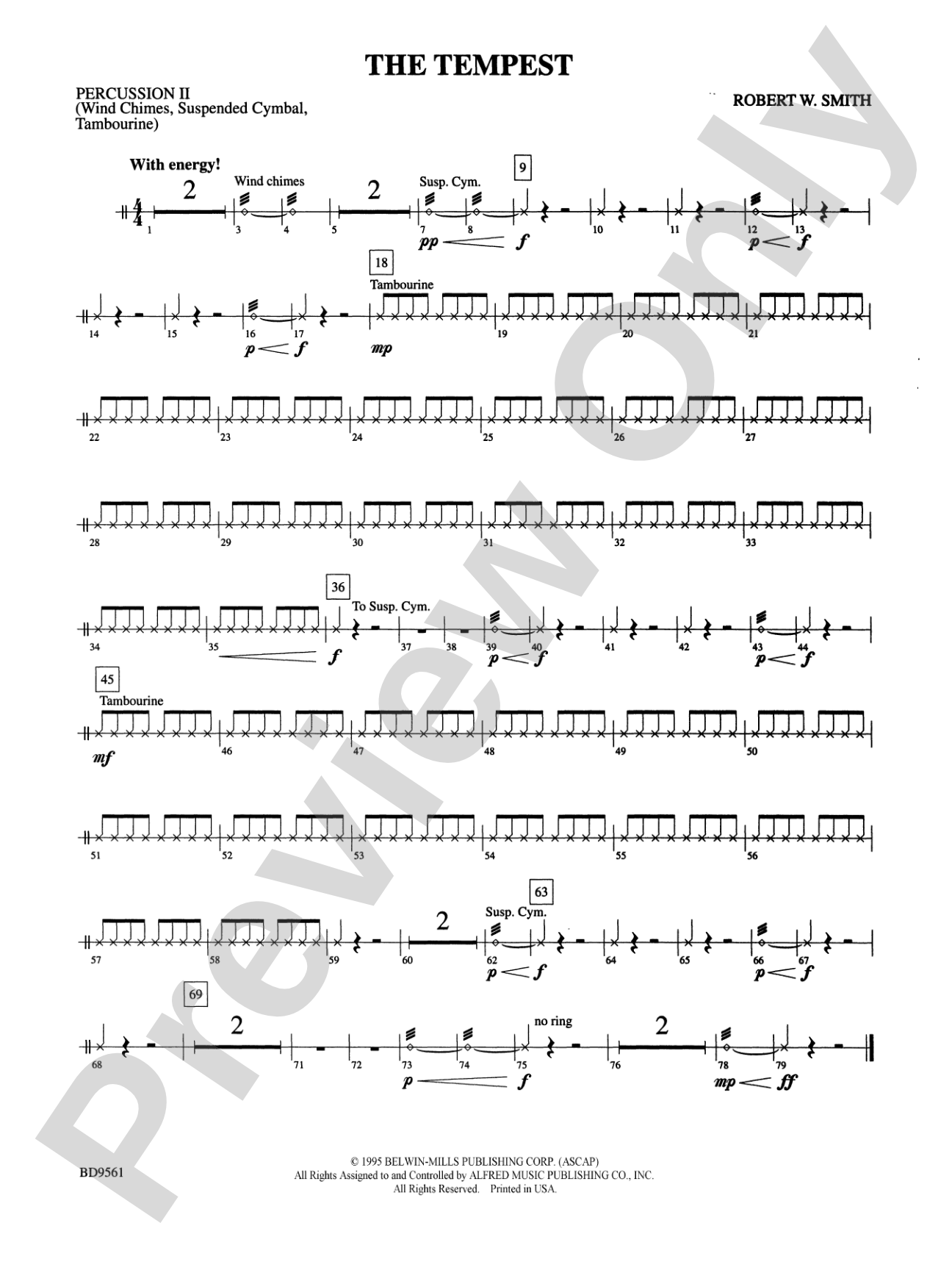 The Tempest: 2nd Percussion