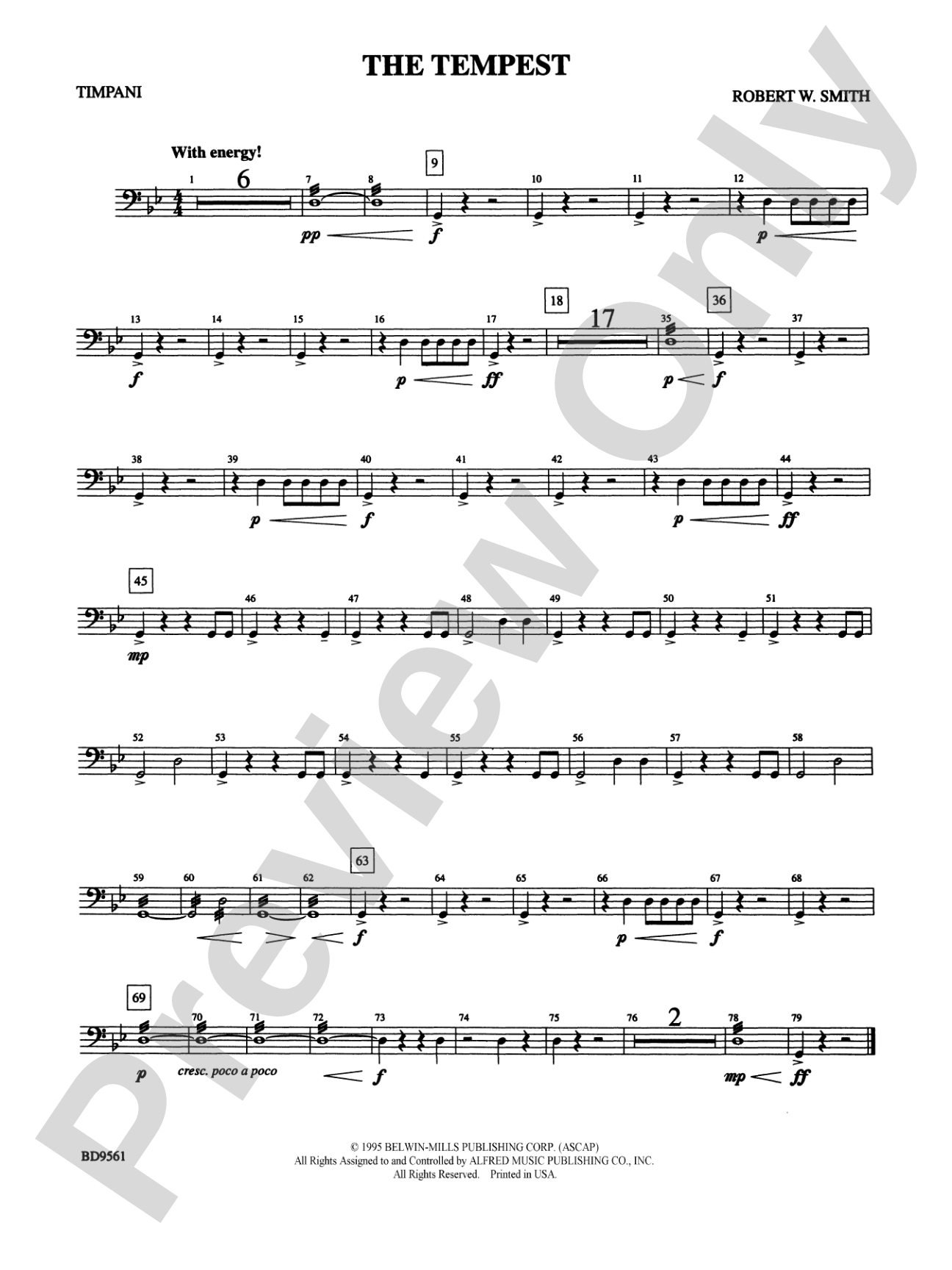 The Tempest: Timpani