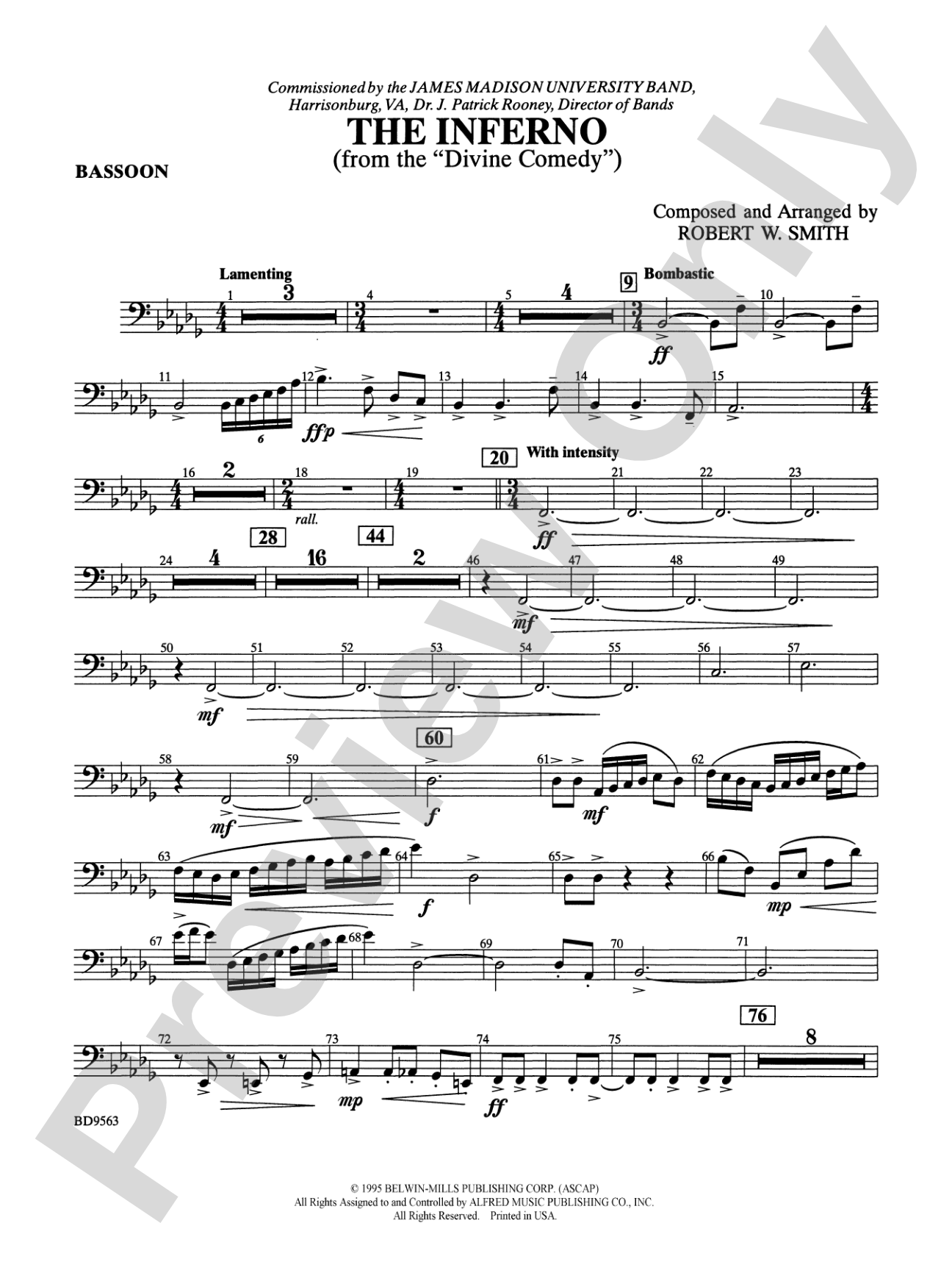 The Inferno: Bassoon
