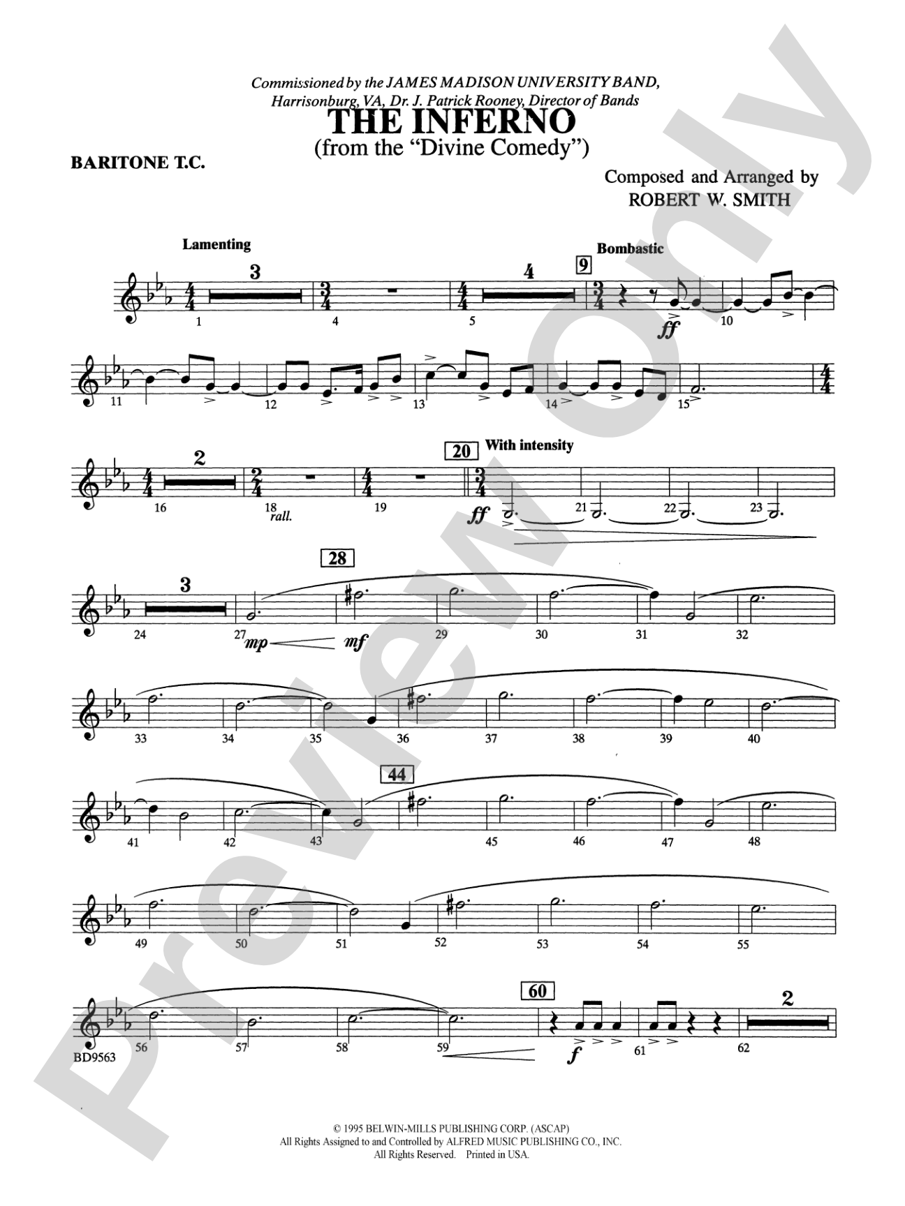 The Inferno: Baritone T.C.