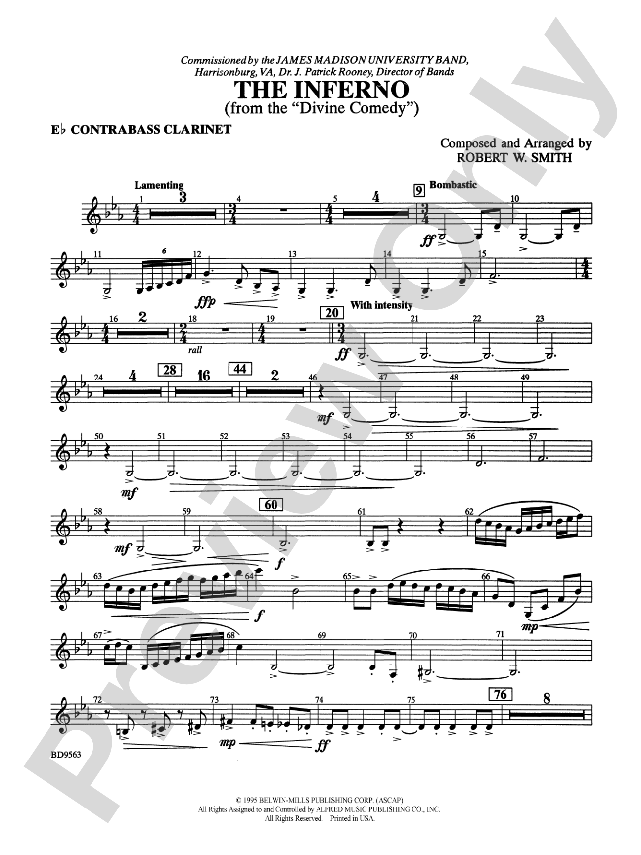 The Inferno: E-flat Contrabass Clarinet