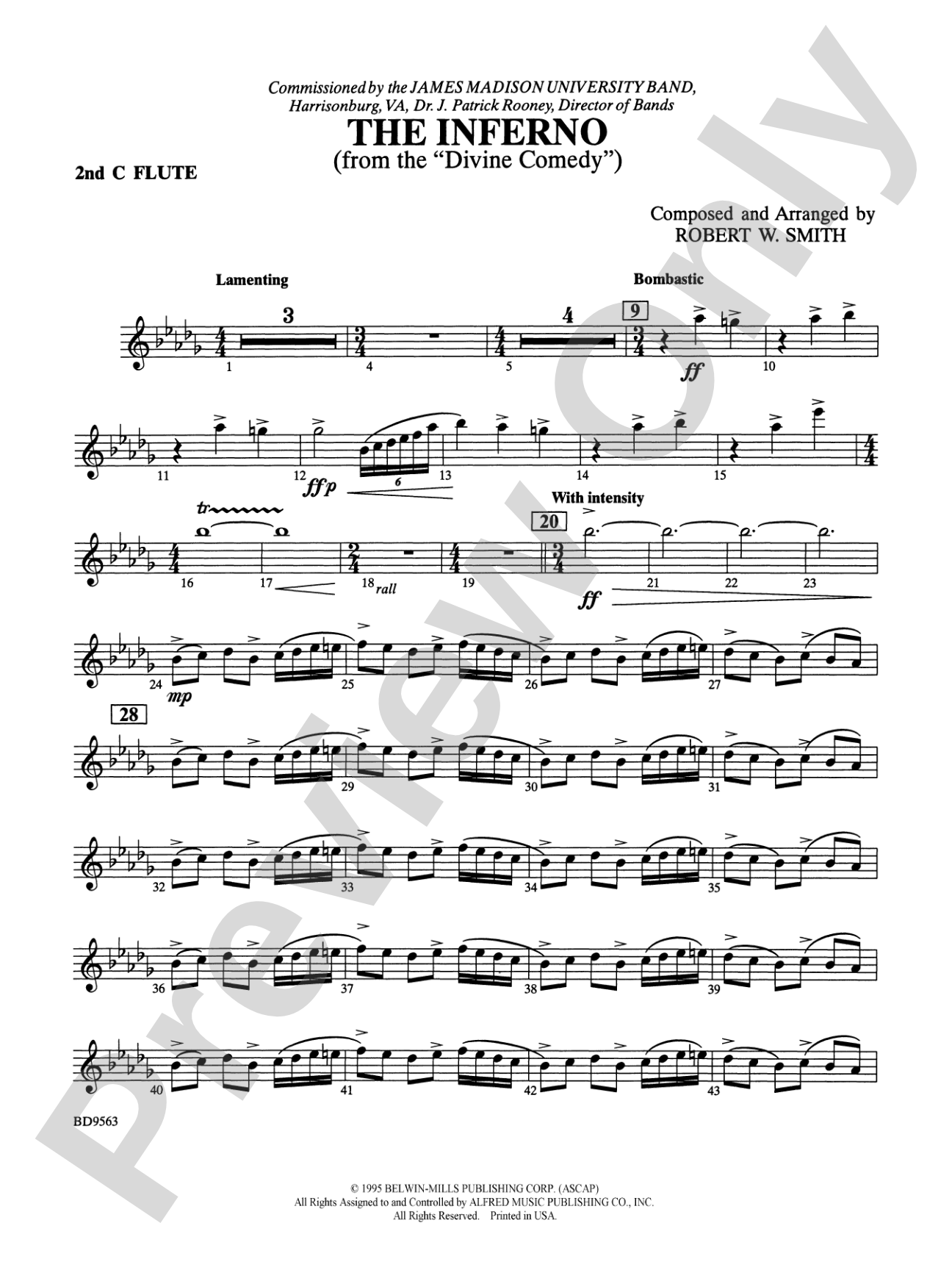 The Inferno: 2nd Flute