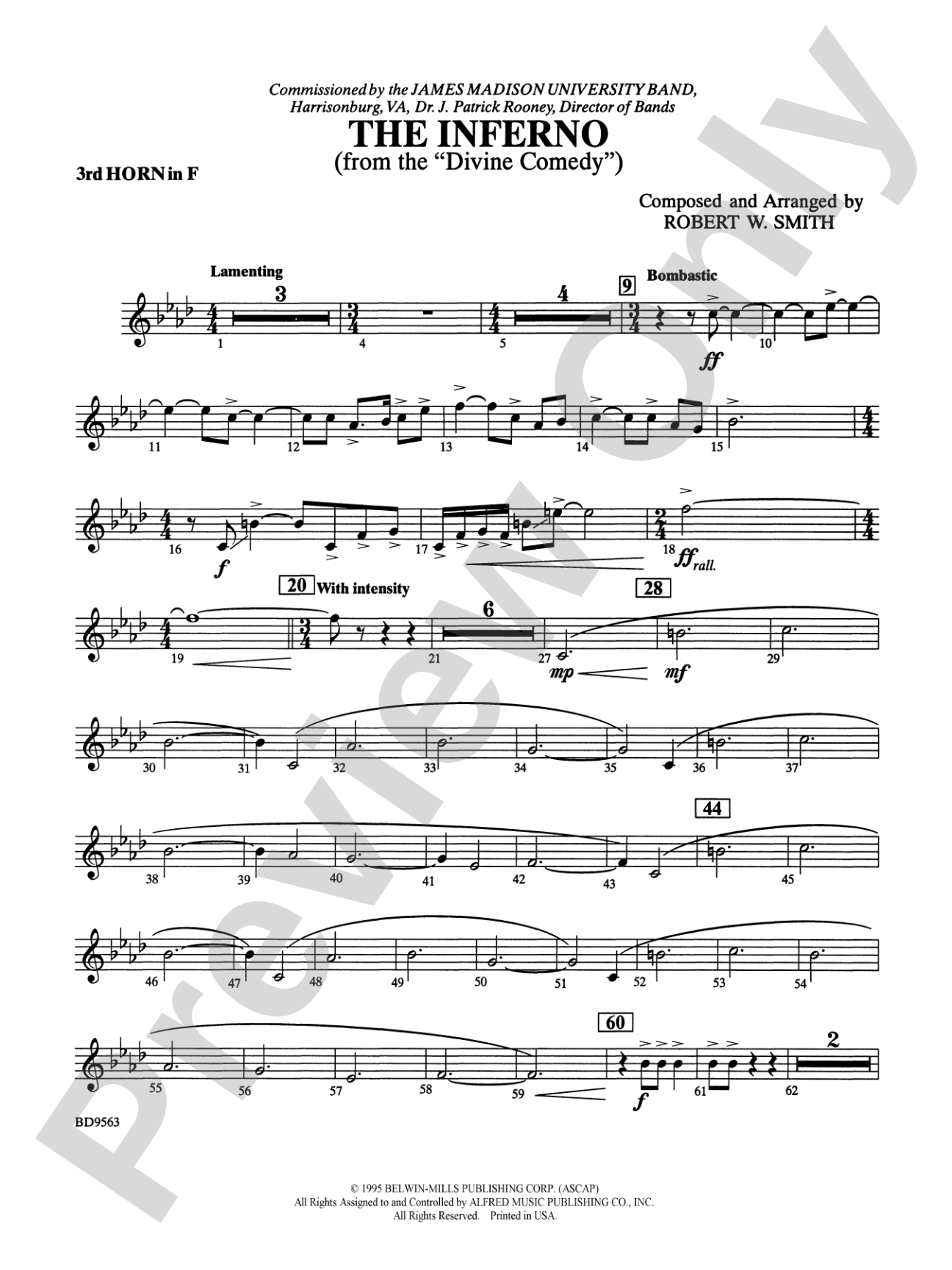 The Inferno: 3rd F Horn