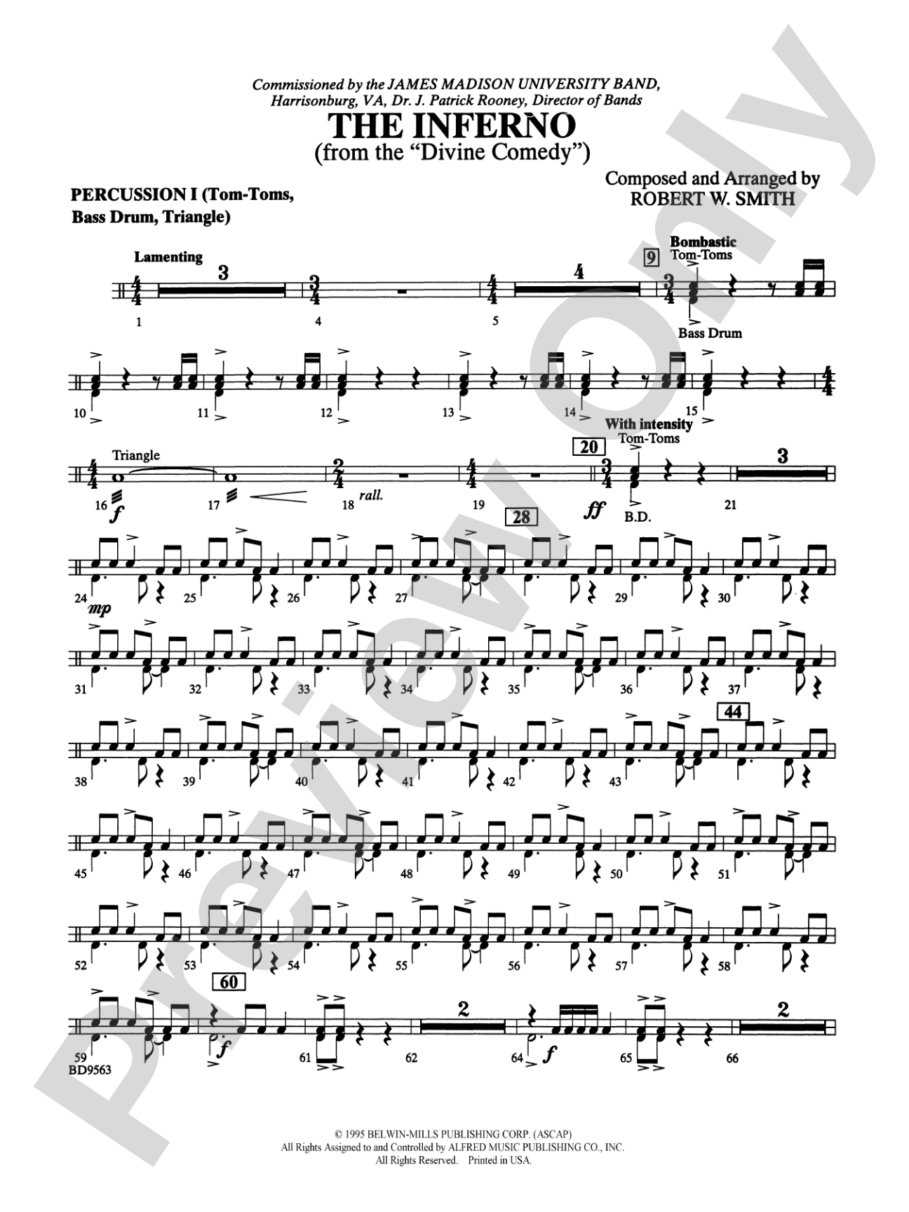 The Inferno: 1st Percussion