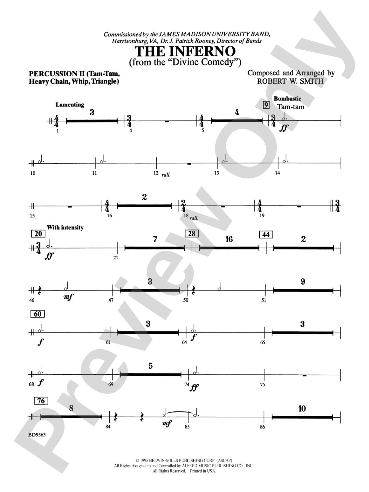 The Inferno: 2nd Percussion