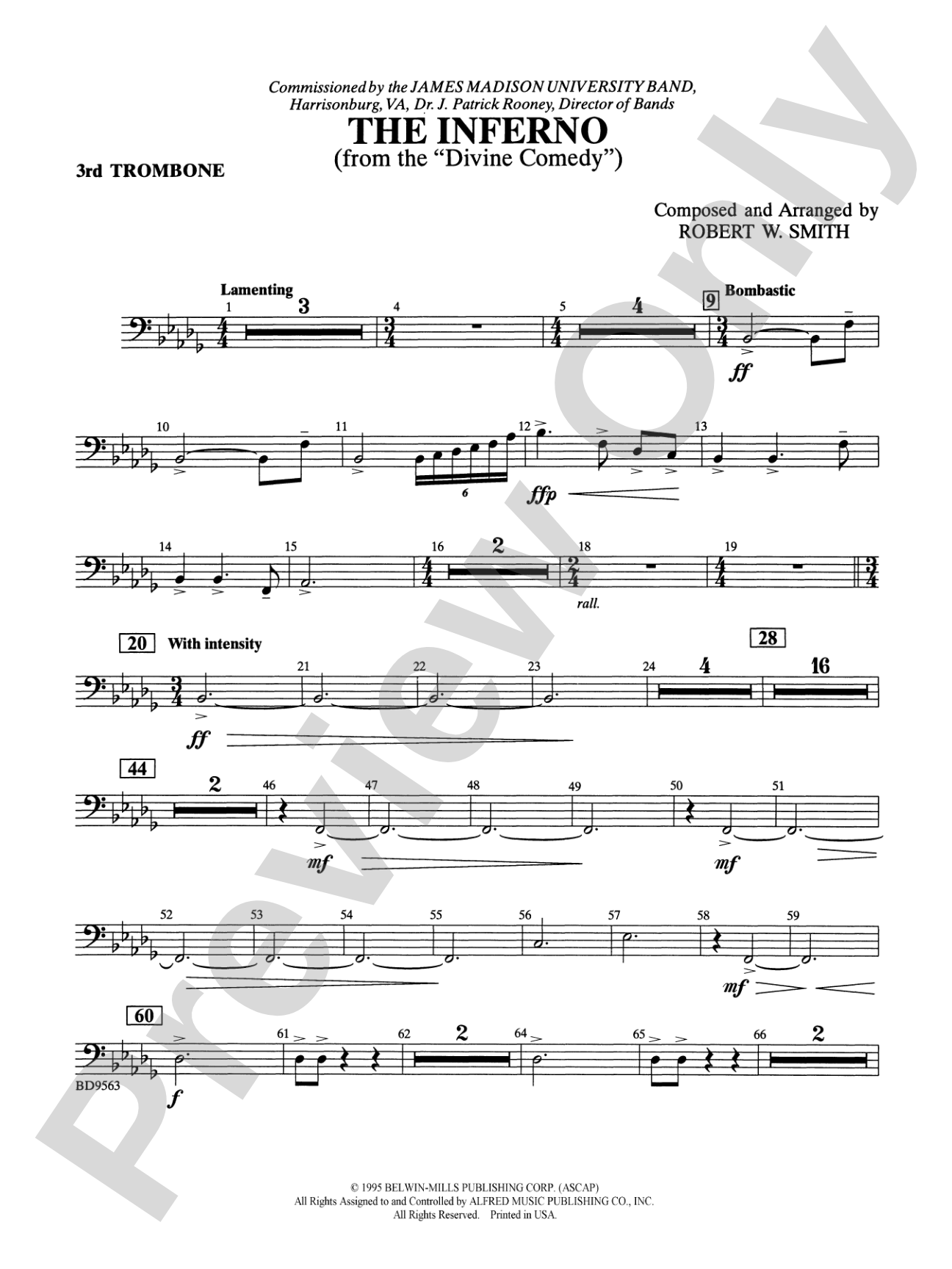 The Inferno: 3rd Trombone