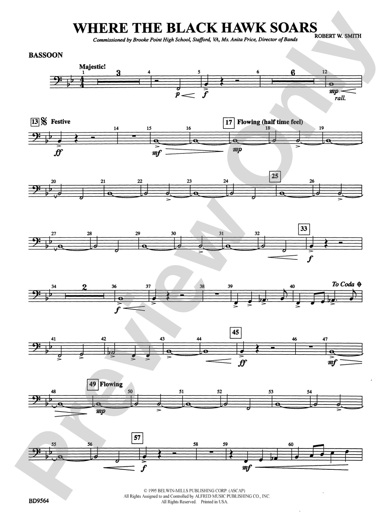 Where the Black Hawk Soars: Bassoon