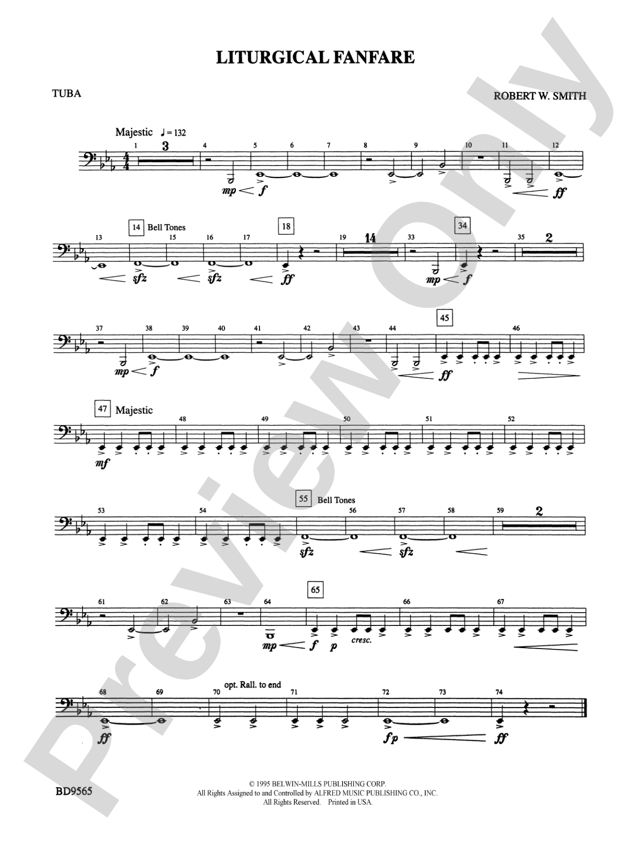 Liturgical Fanfare: Tuba