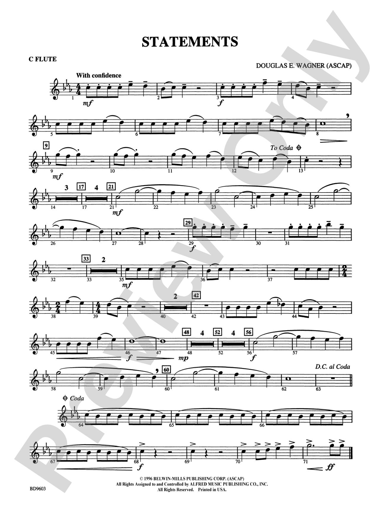 Statements: Flute