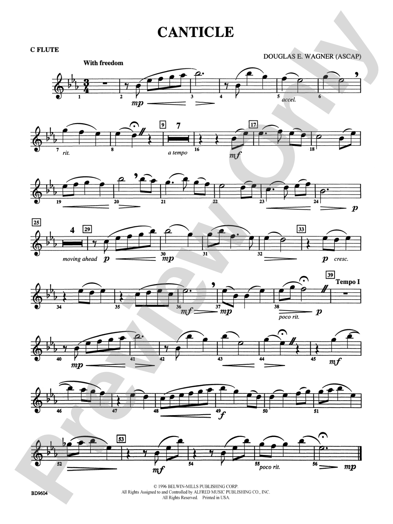 Canticle: Flute