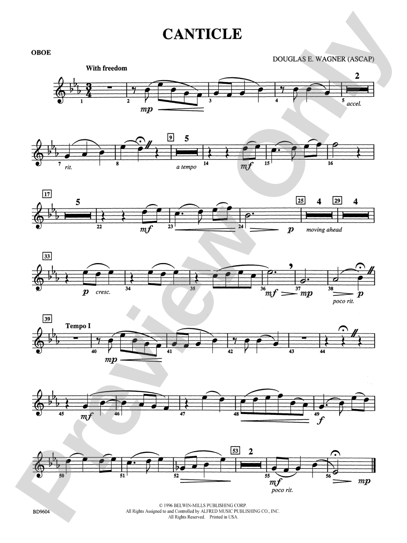 Canticle: Oboe