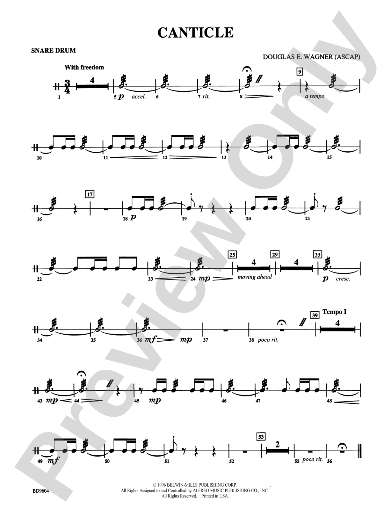 Canticle: Snare Drum