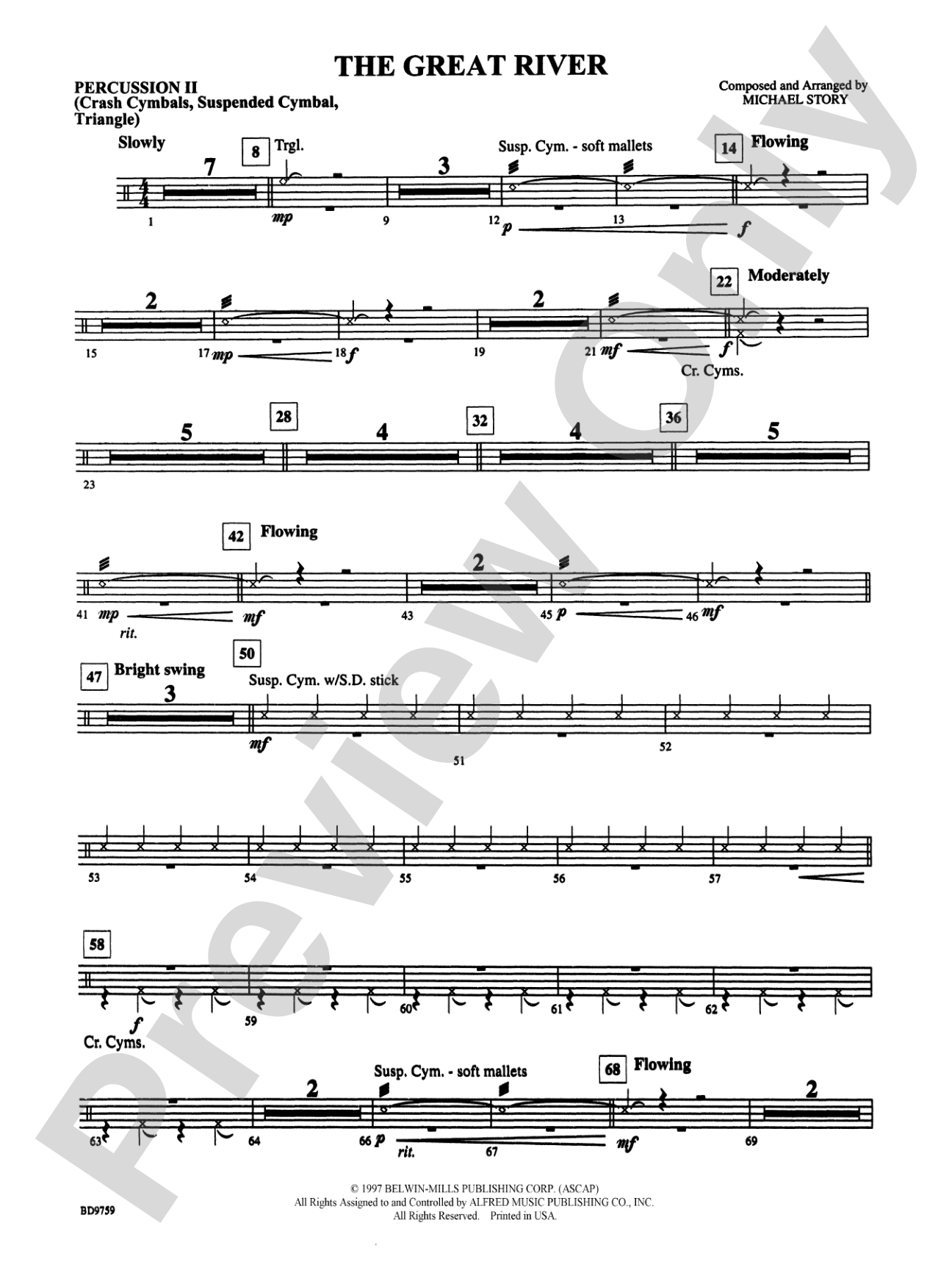 The Great River: 2nd Percussion