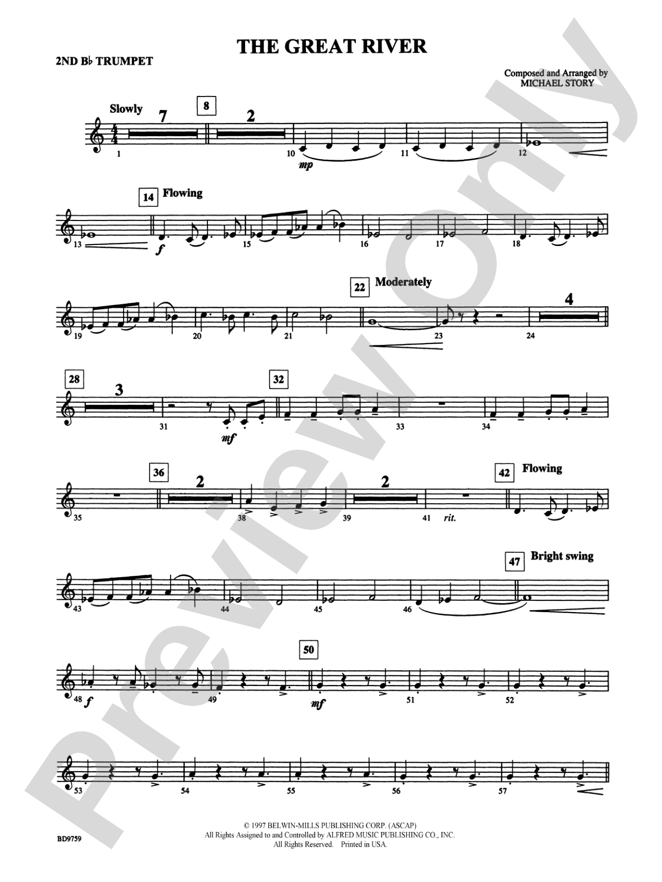 The Great River: 2nd B-flat Trumpet