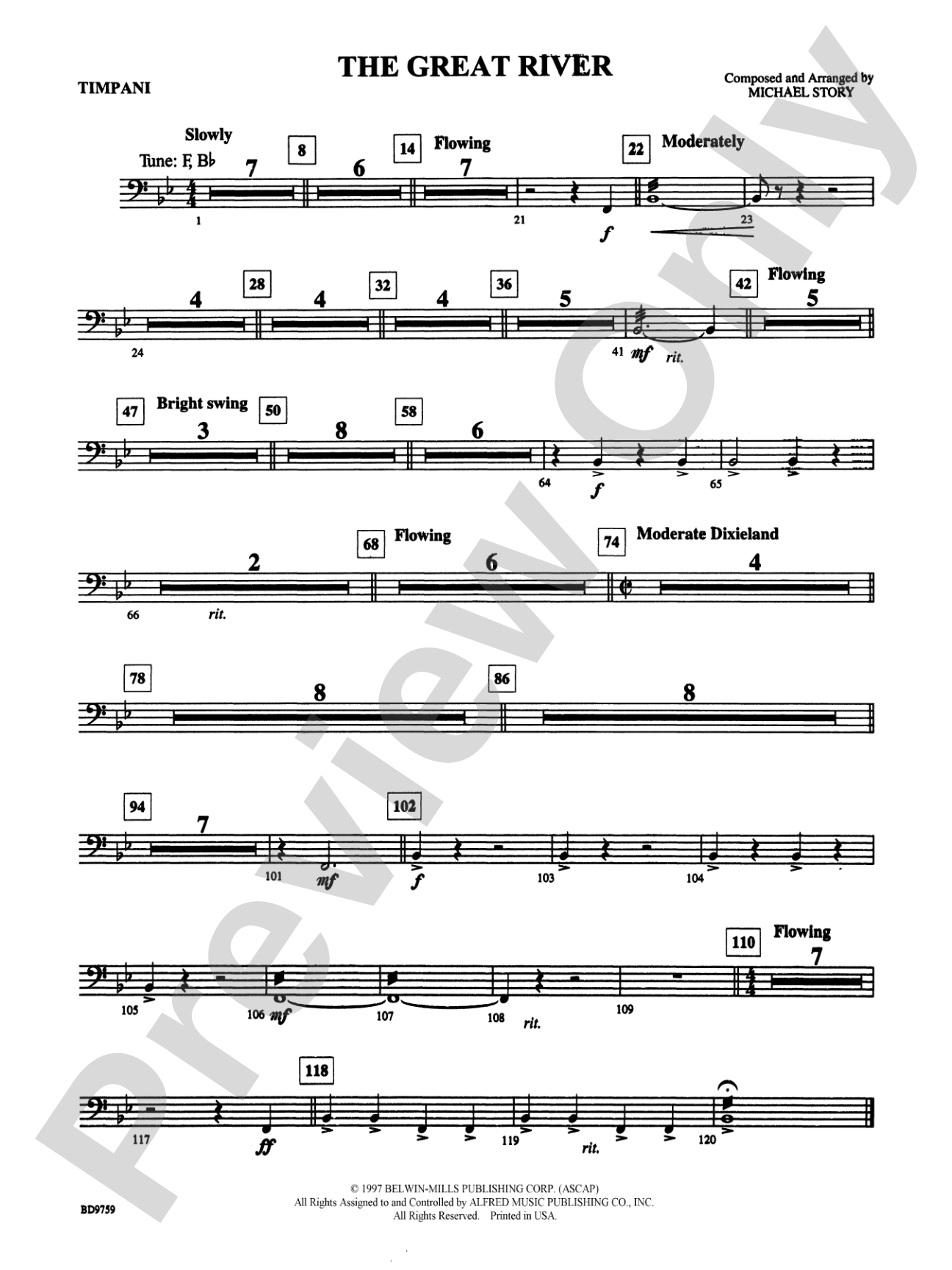 The Great River: Timpani