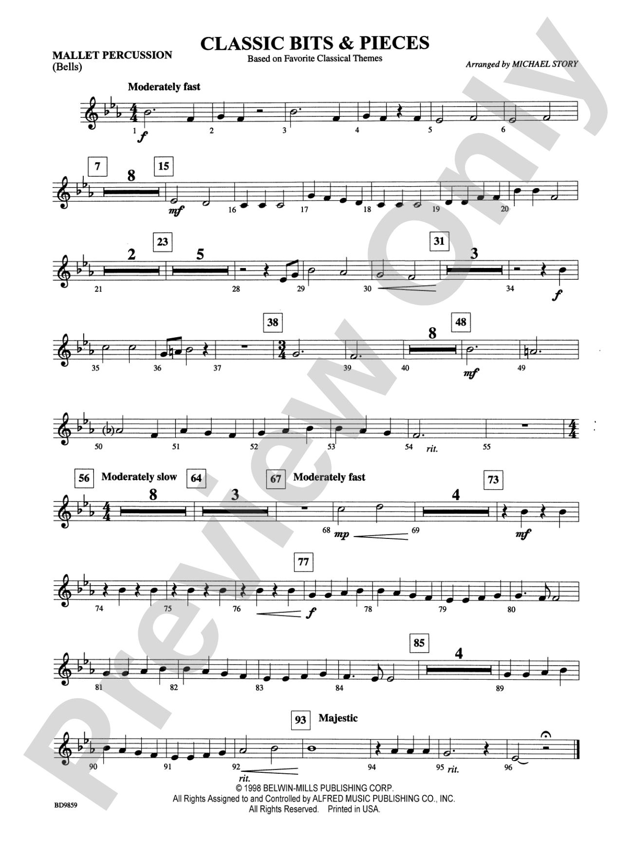 Classic Bits & Pieces (based on Favorite Classic Themes): Mallets