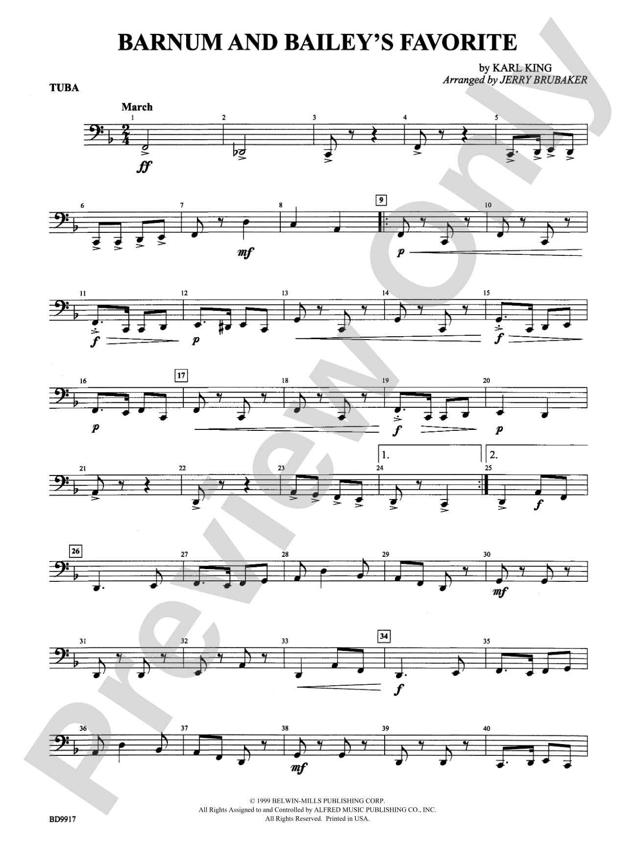 Barnum and Bailey's Favorite: Tuba