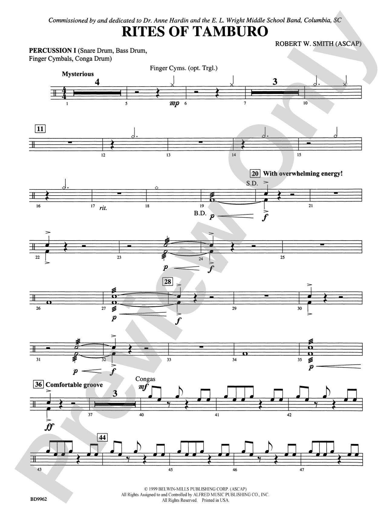 Rites of Tamburo: 1st Percussion