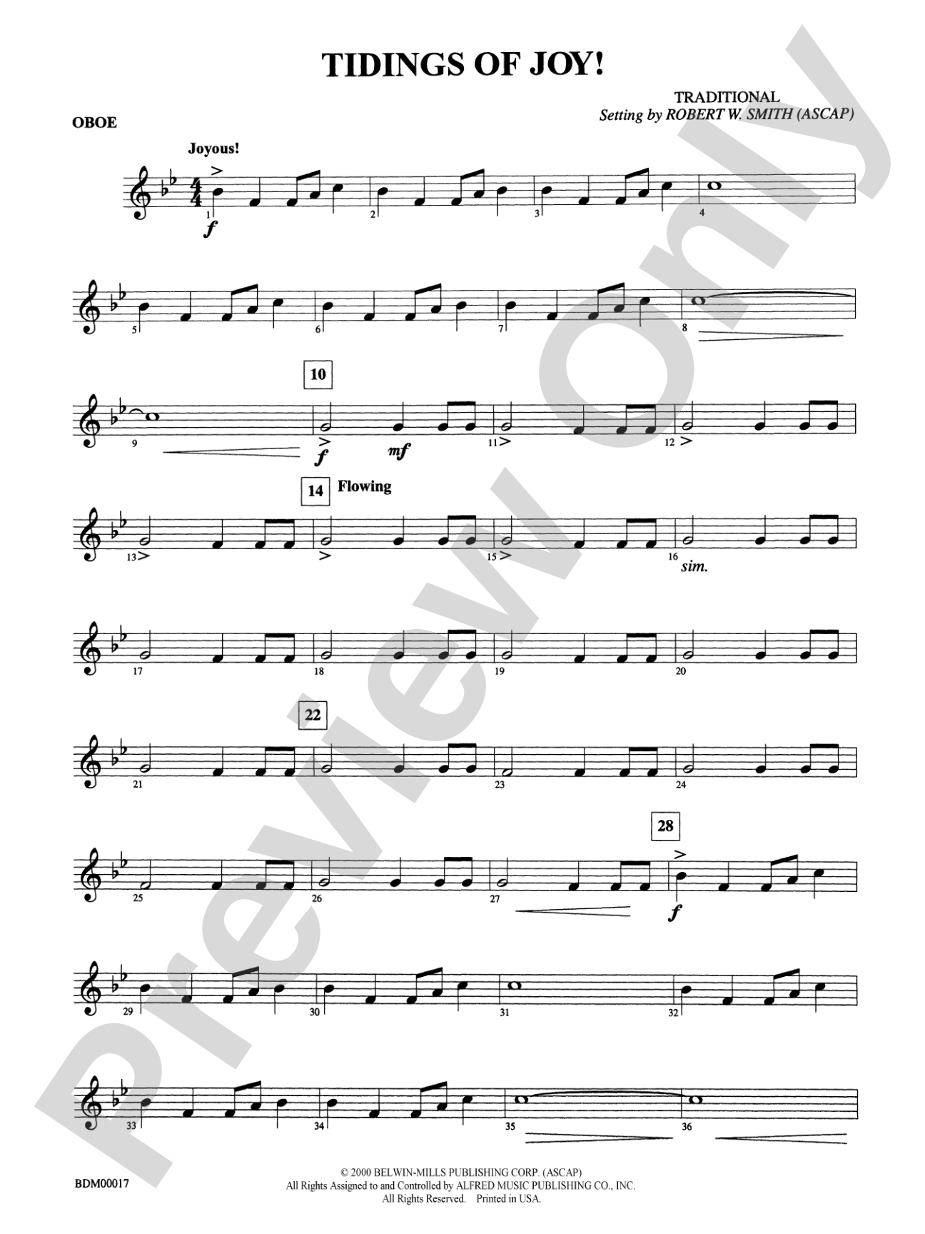 Tidings of Joy!: Oboe