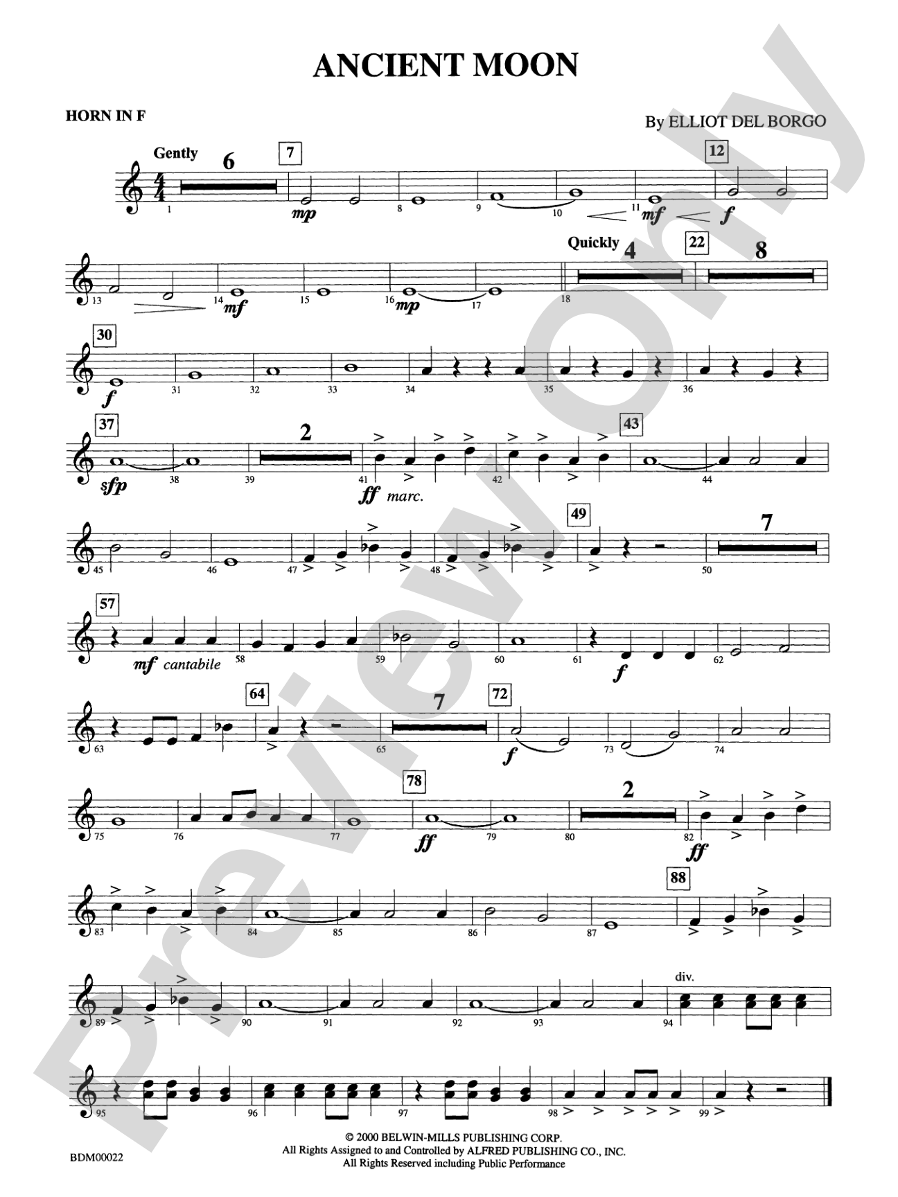 Ancient Moon: 1st F Horn