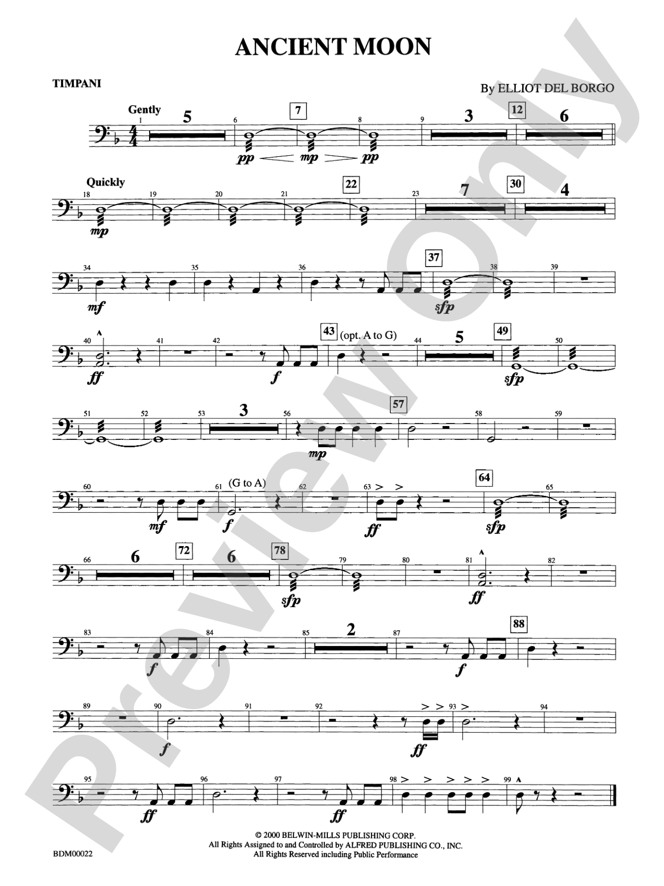 Ancient Moon: Timpani