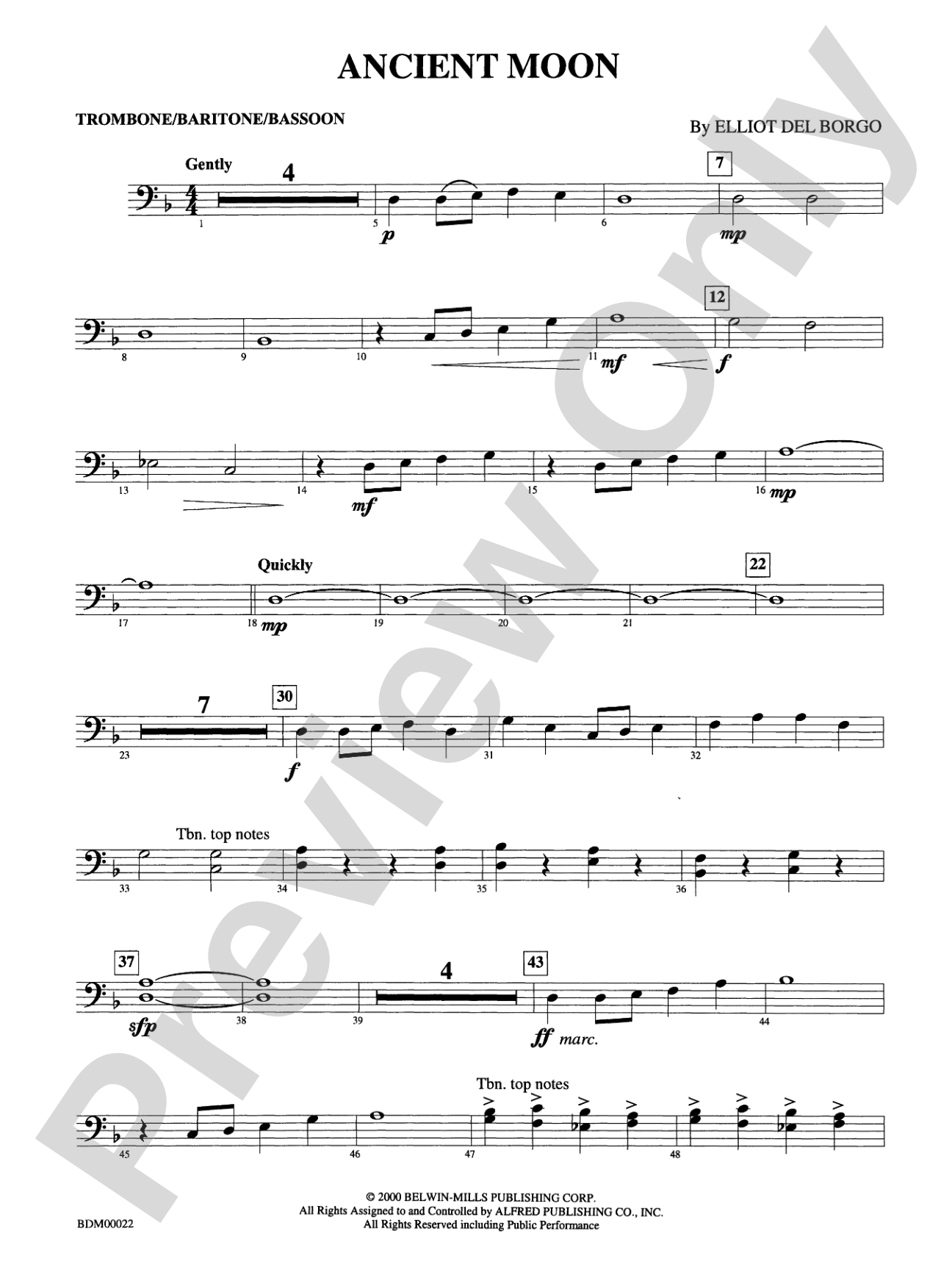 Ancient Moon: 1st Trombone