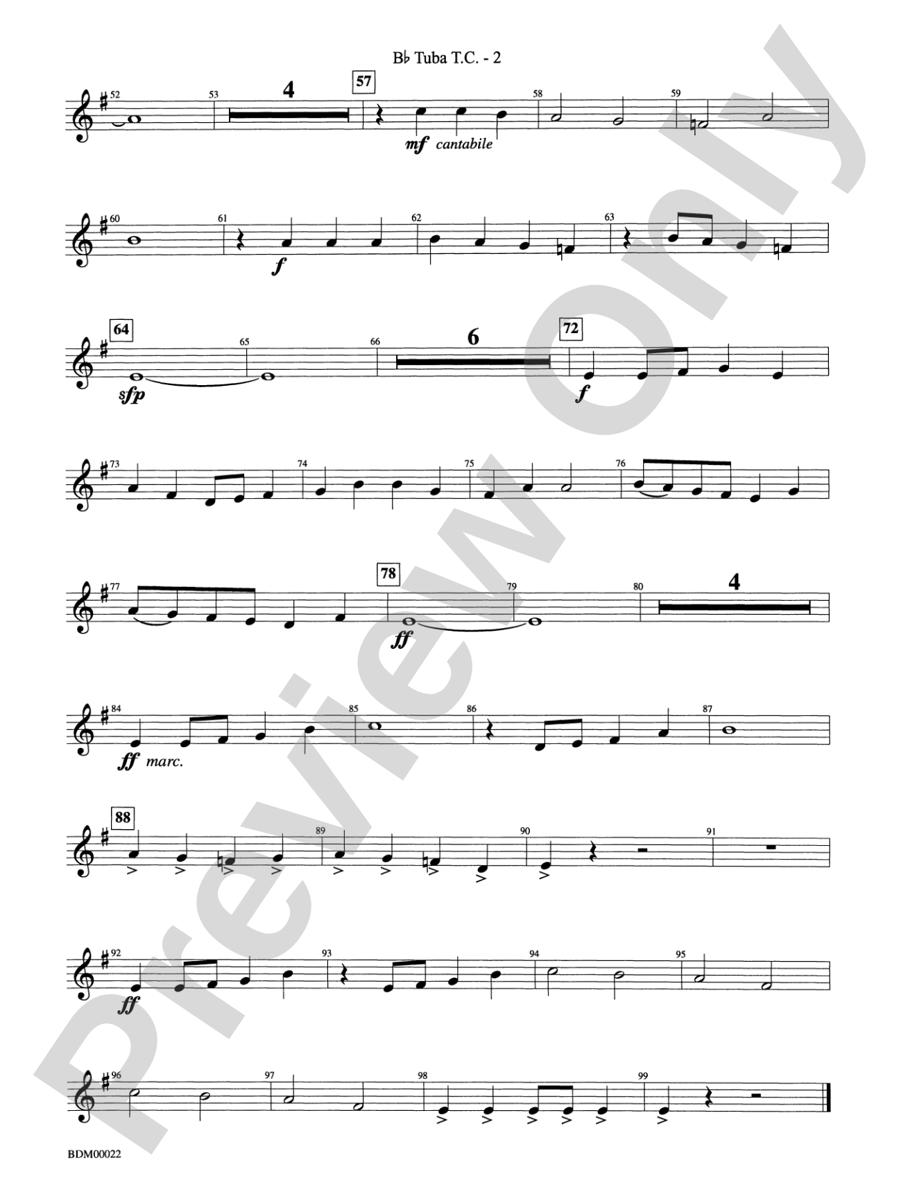 Ancient Moon: (wp) B-flat Tuba T.C.