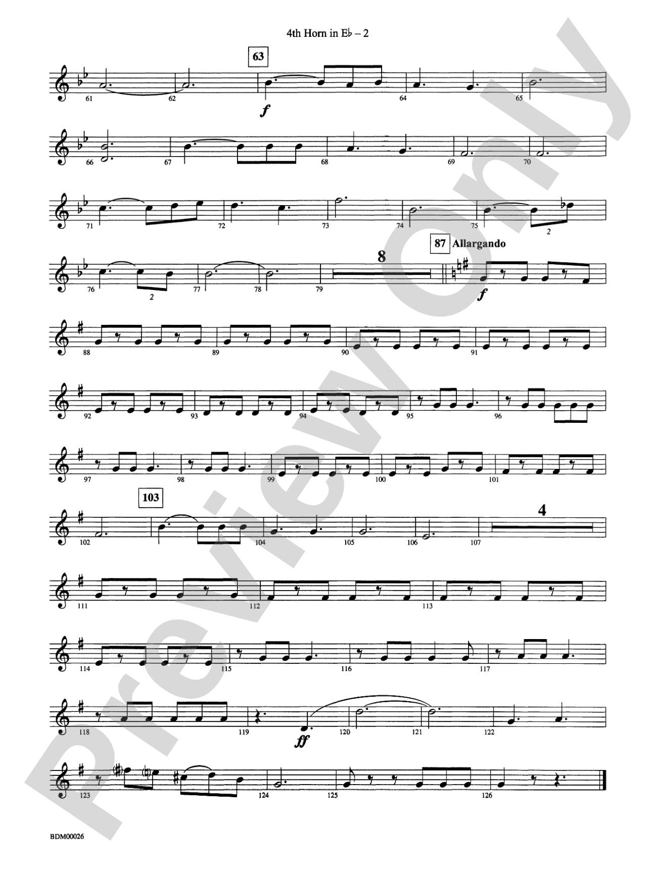 Wings and Shield: (wp) 4th Horn in E-flat