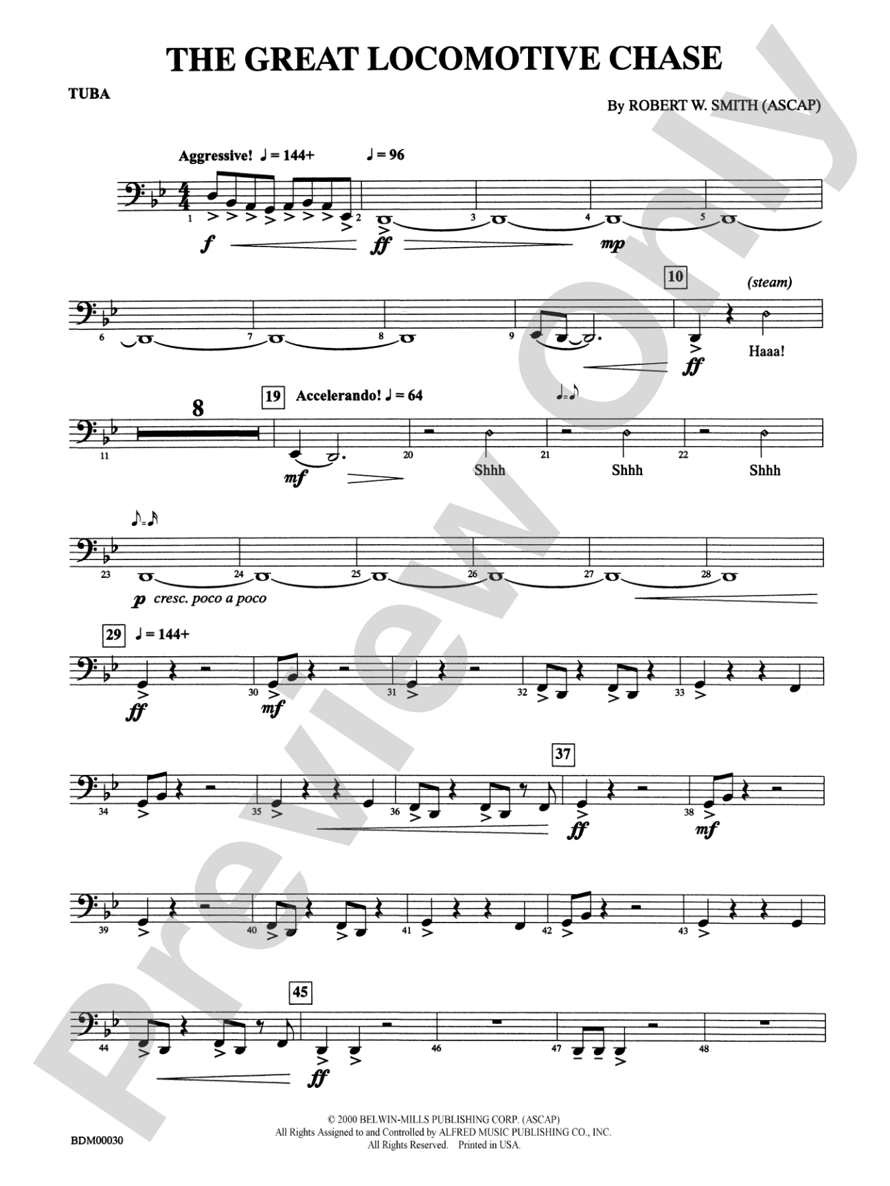 The Great Locomotive Chase: Tuba