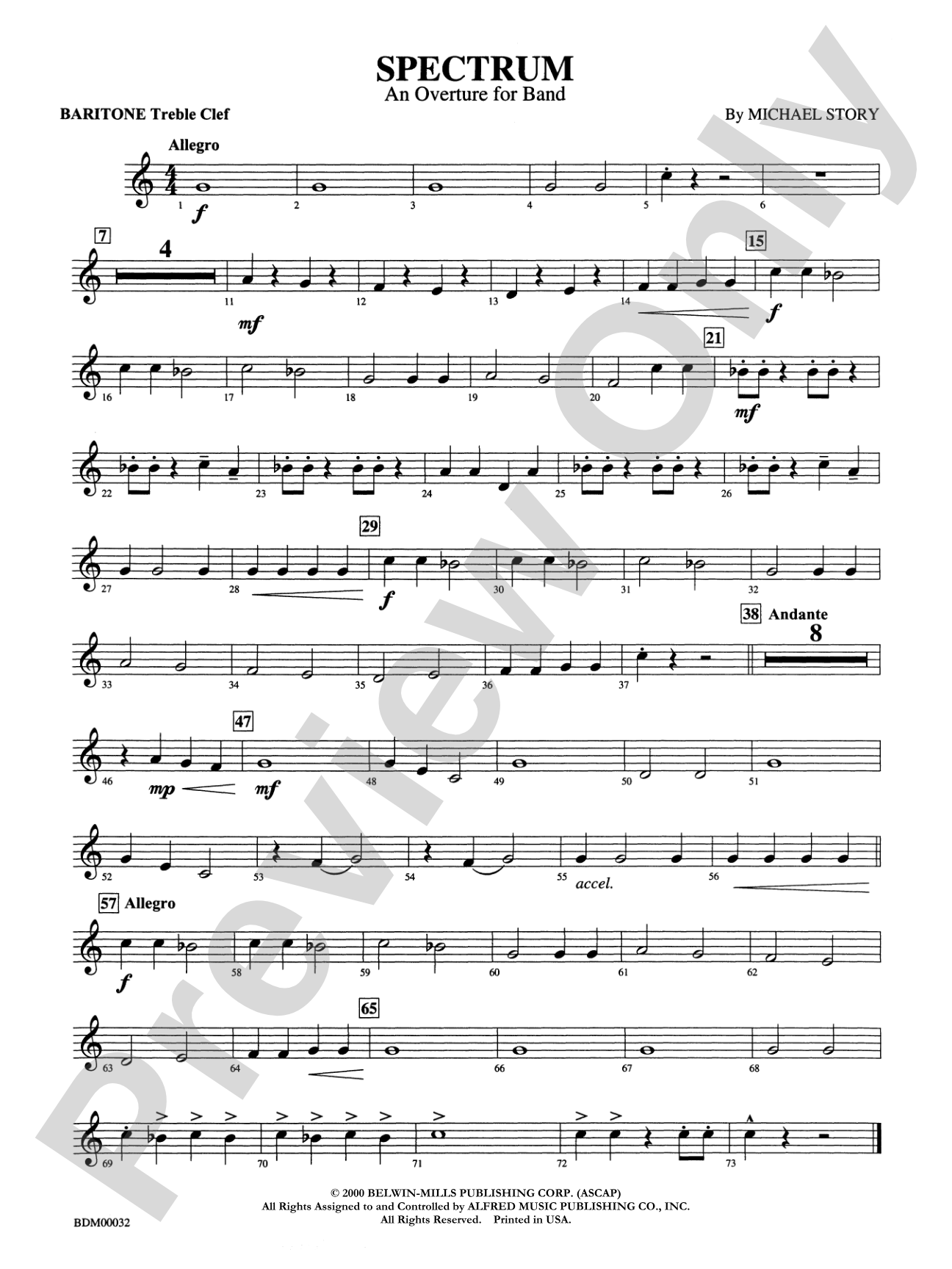 Spectrum: Baritone T.C.