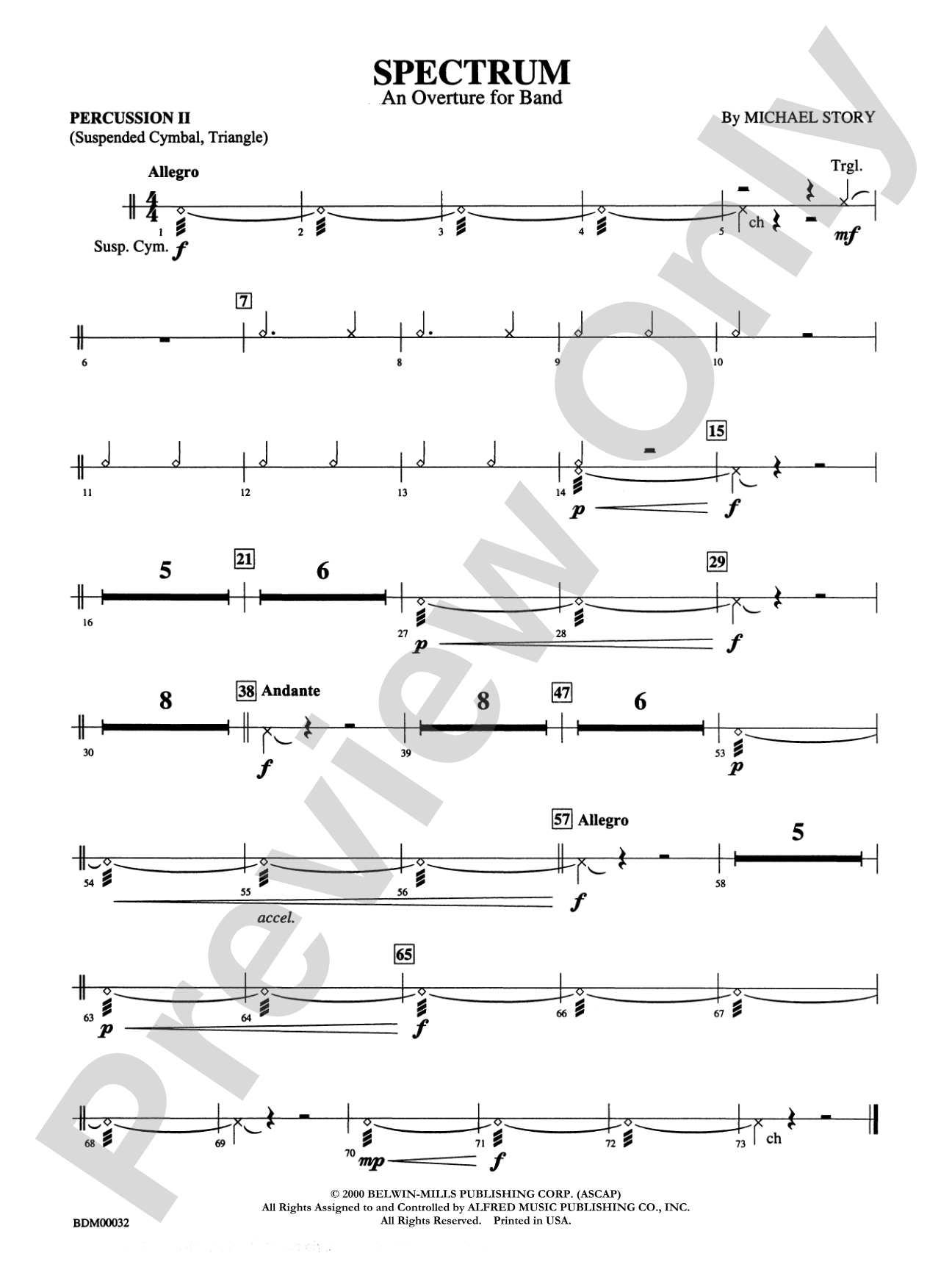Spectrum: 2nd Percussion