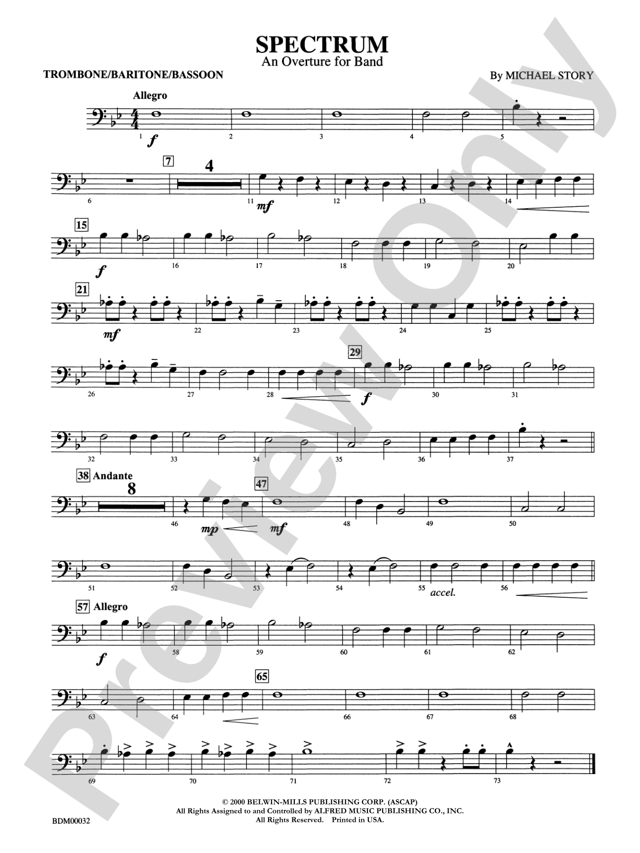 Spectrum: 1st Trombone
