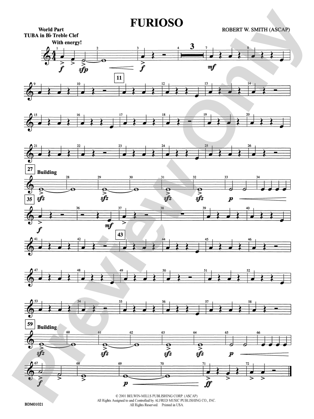 Furioso: (wp) B-flat Tuba T.C.