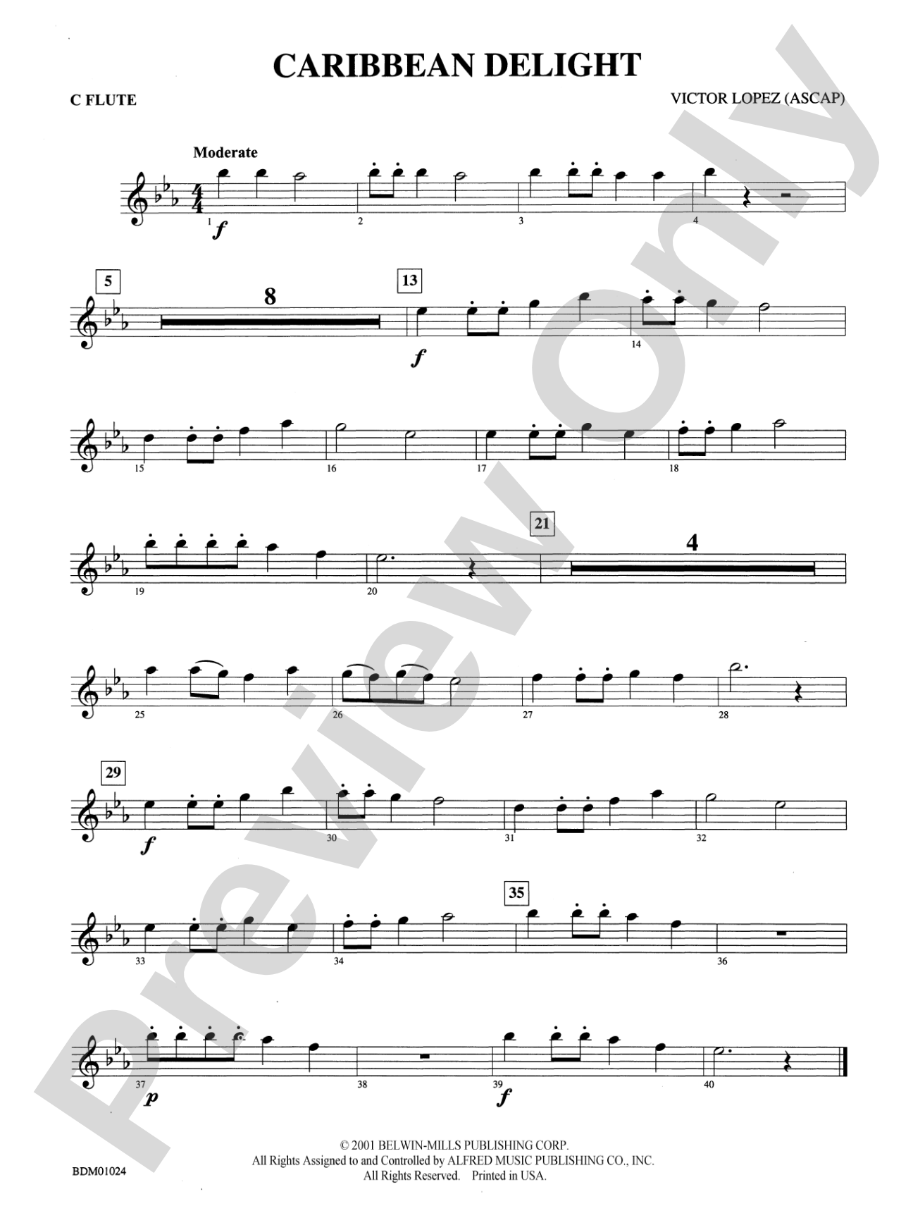 Caribbean Delight: Flute
