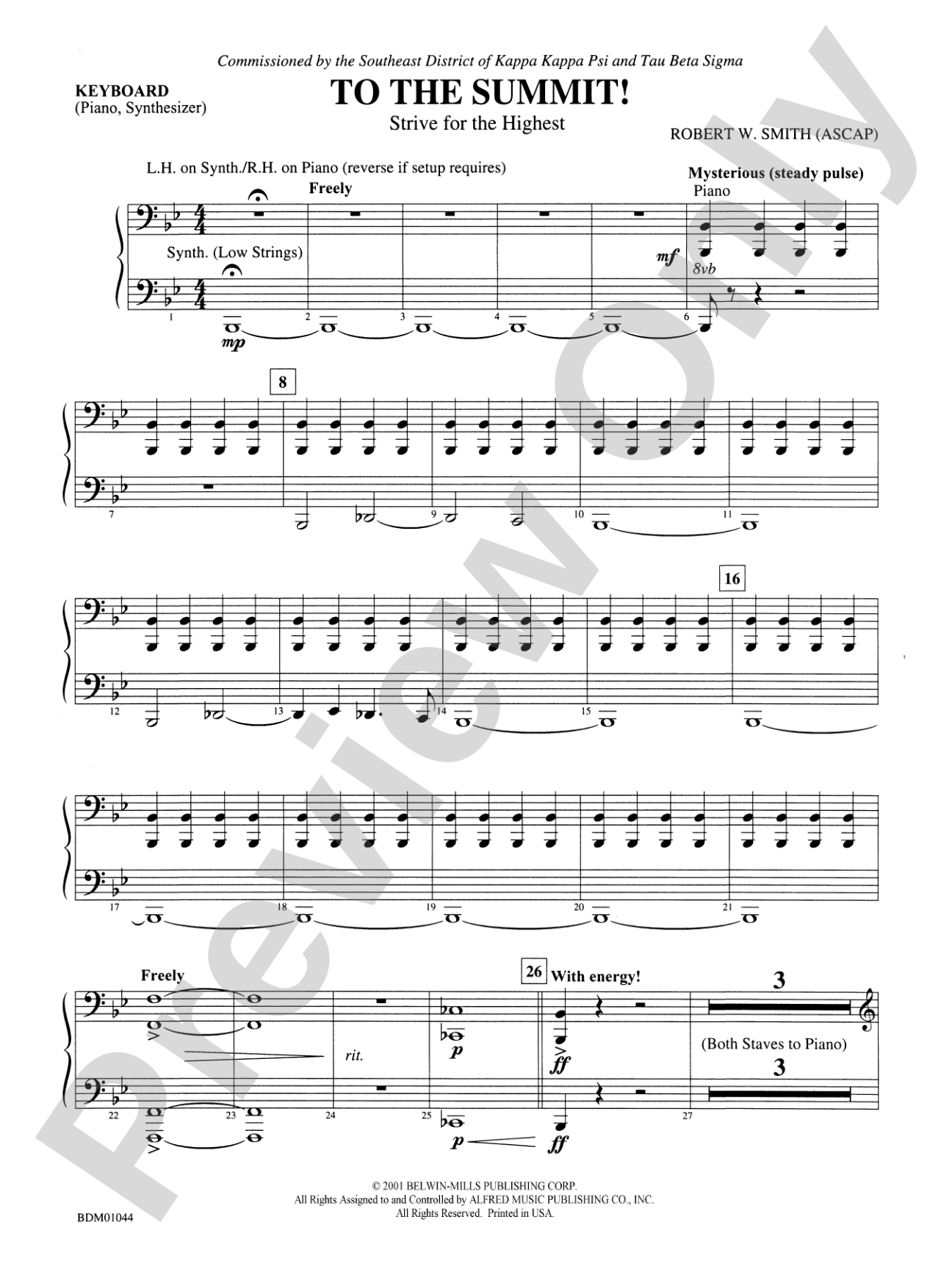 To the Summit! (Strive for the Highest): Piano Accompaniment