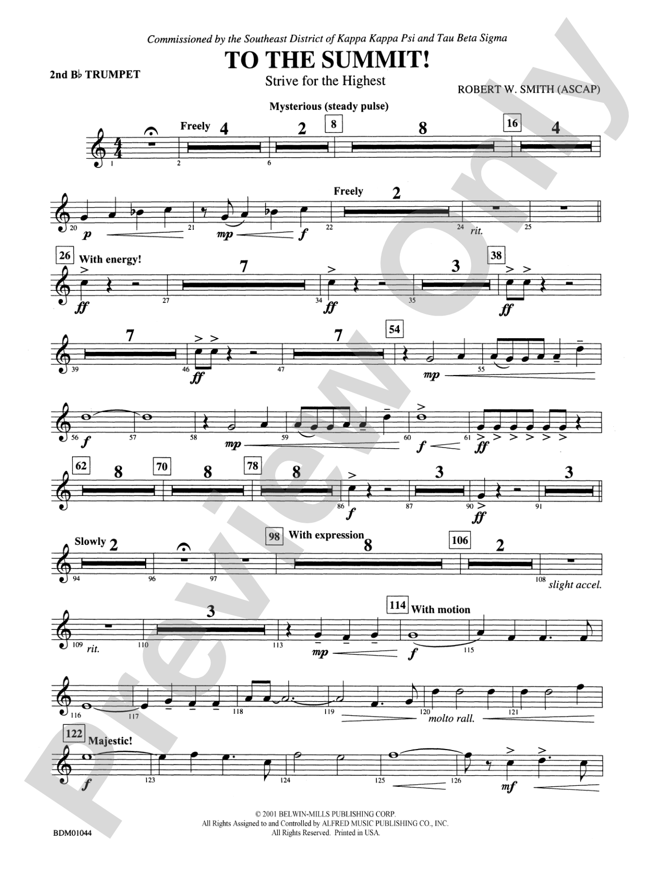 To the Summit! (Strive for the Highest): 2nd B-flat Trumpet