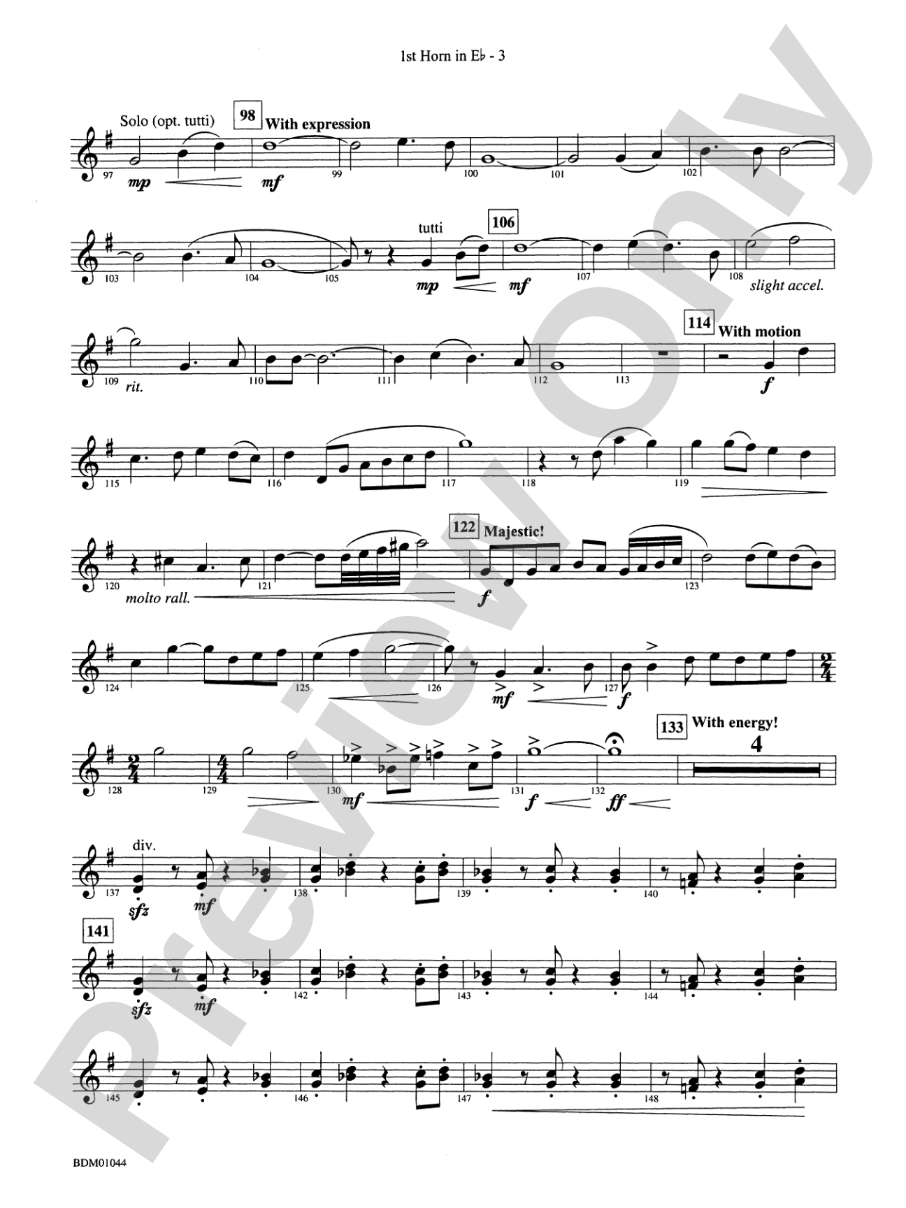 To the Summit! (Strive for the Highest): (wp) 1st Horn in E-flat