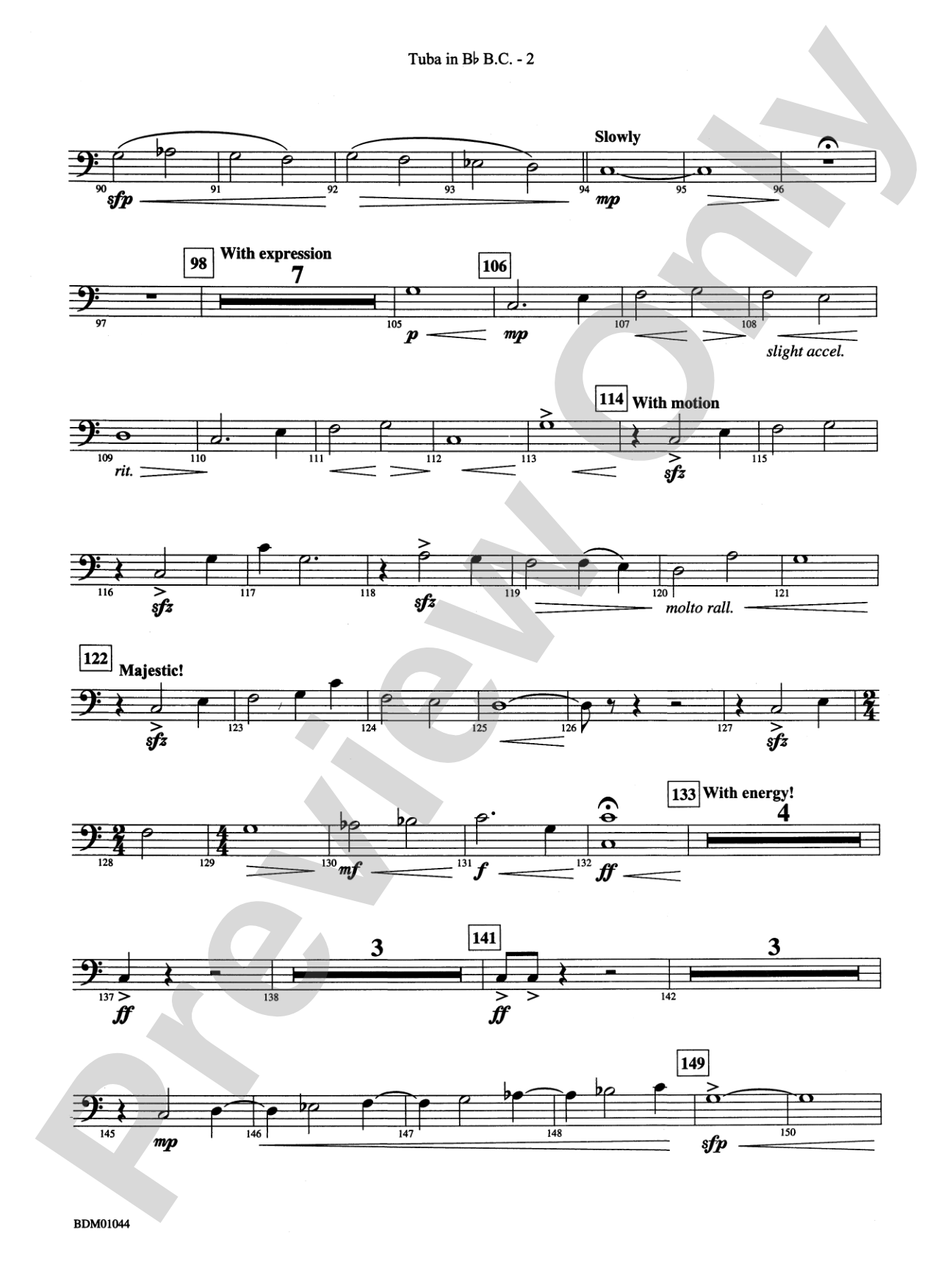 To the Summit! (Strive for the Highest): (wp) B-flat Tuba B.C.