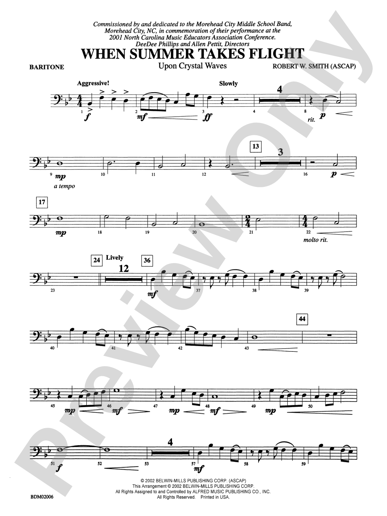 When Summer Takes Flight: Baritone B.C.