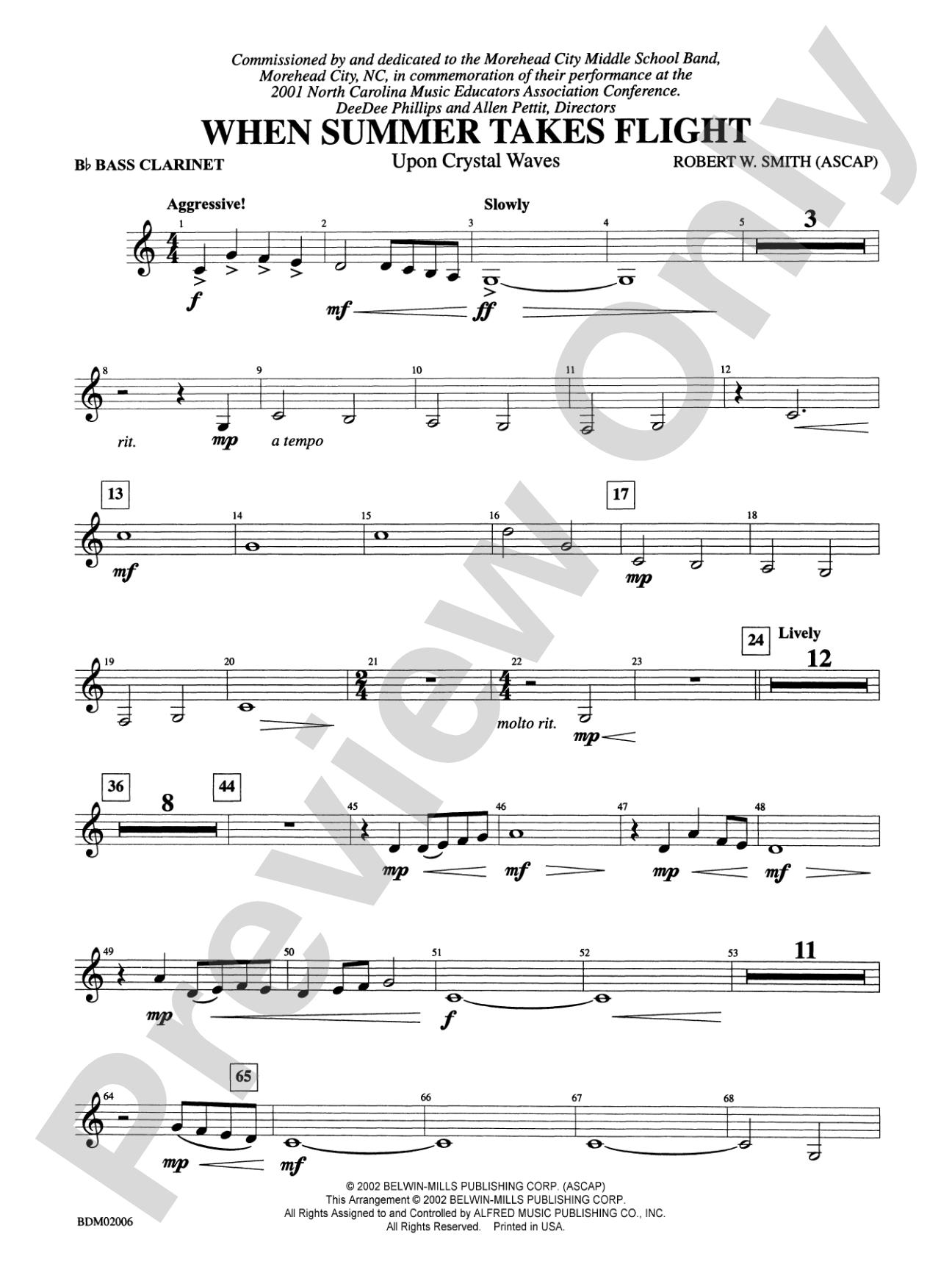 When Summer Takes Flight: B-flat Bass Clarinet