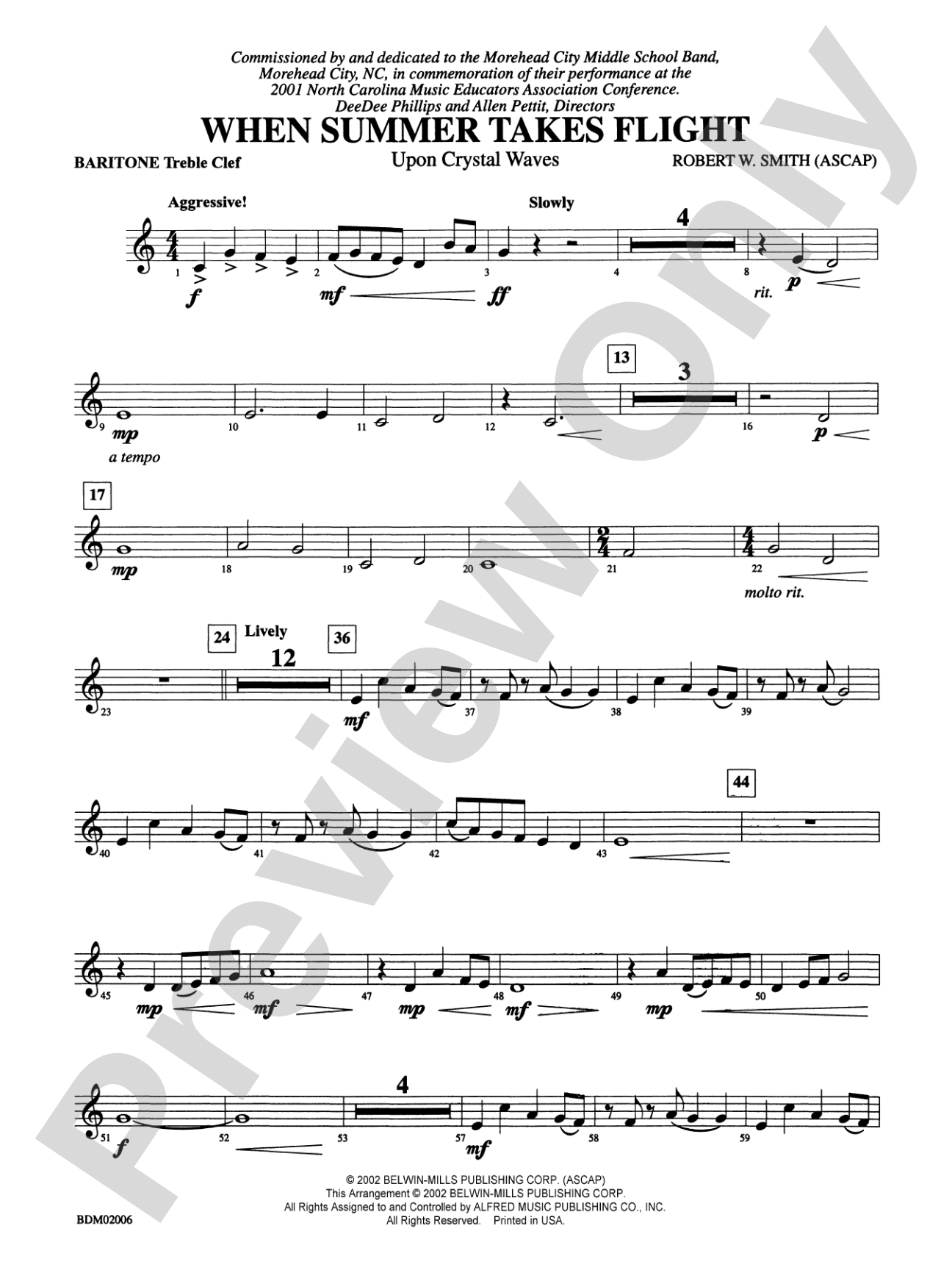 When Summer Takes Flight: Baritone T.C.
