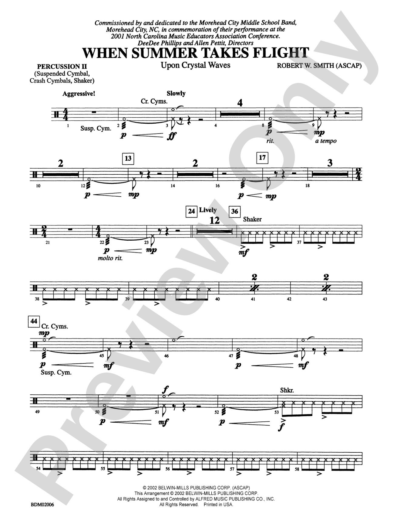 When Summer Takes Flight: 2nd Percussion