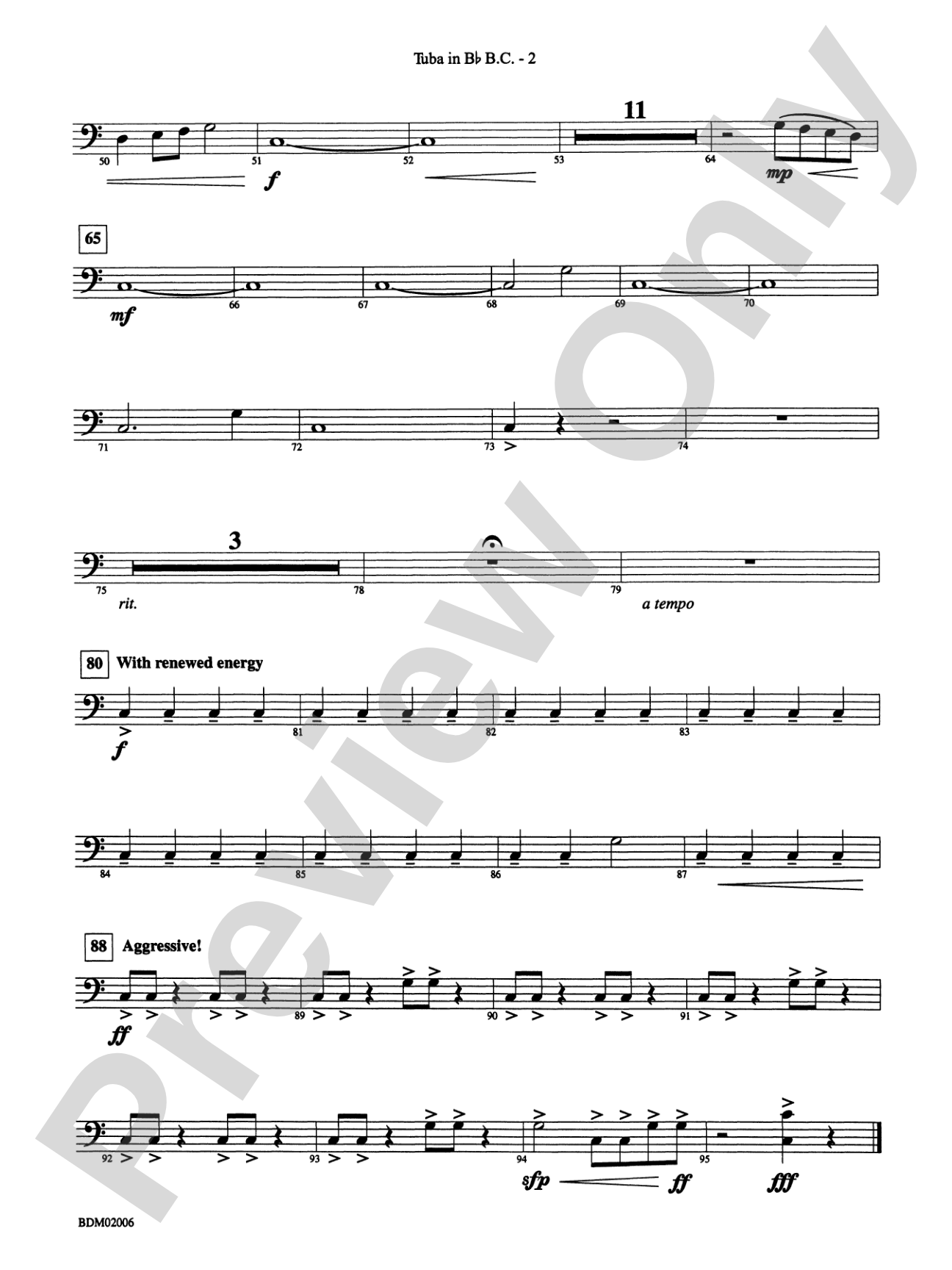 When Summer Takes Flight: (wp) B-flat Tuba B.C.
