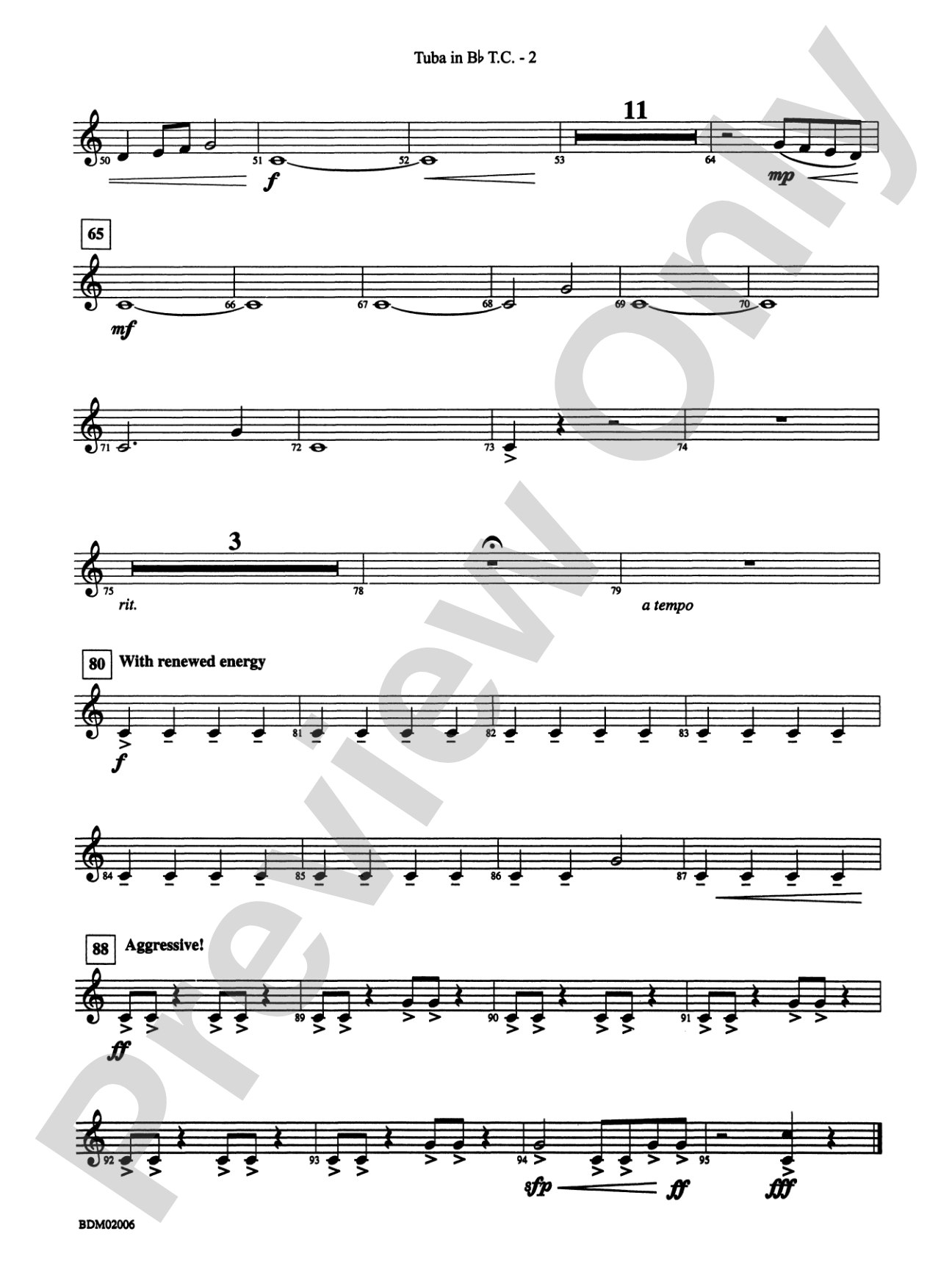 When Summer Takes Flight: (wp) B-flat Tuba T.C.