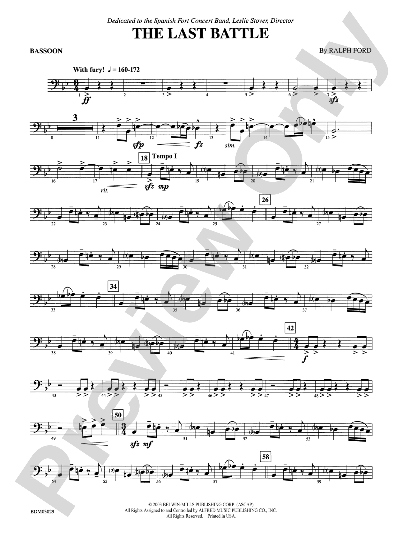 The Last Battle: Bassoon